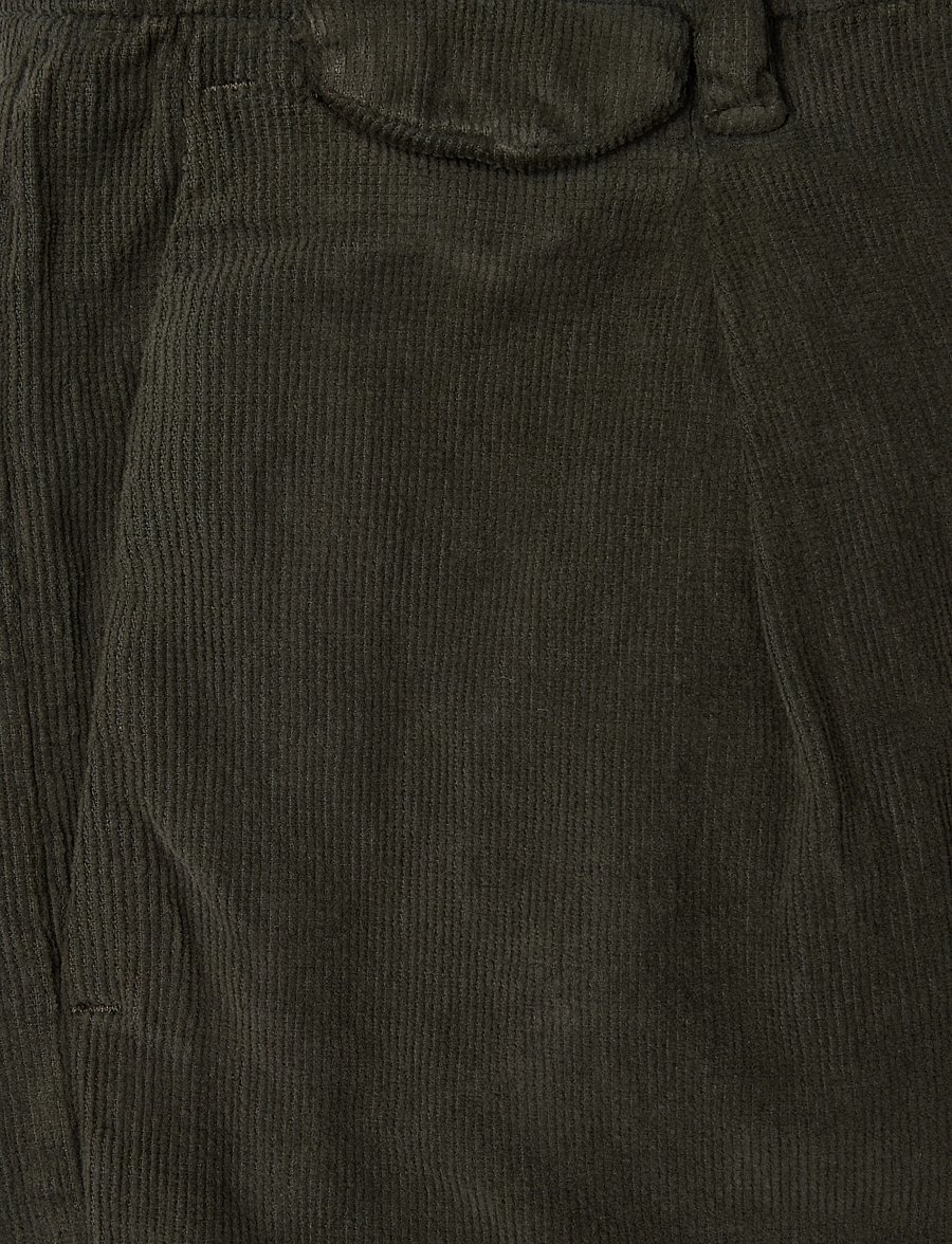 Enkel Studio - Corduroy cargo pants - cargobukser - military - 3