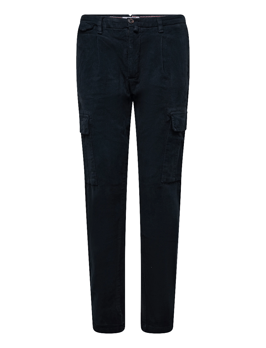 Enkel Studio - Corduroy cargo pants - cargo-püksid - navy - 0