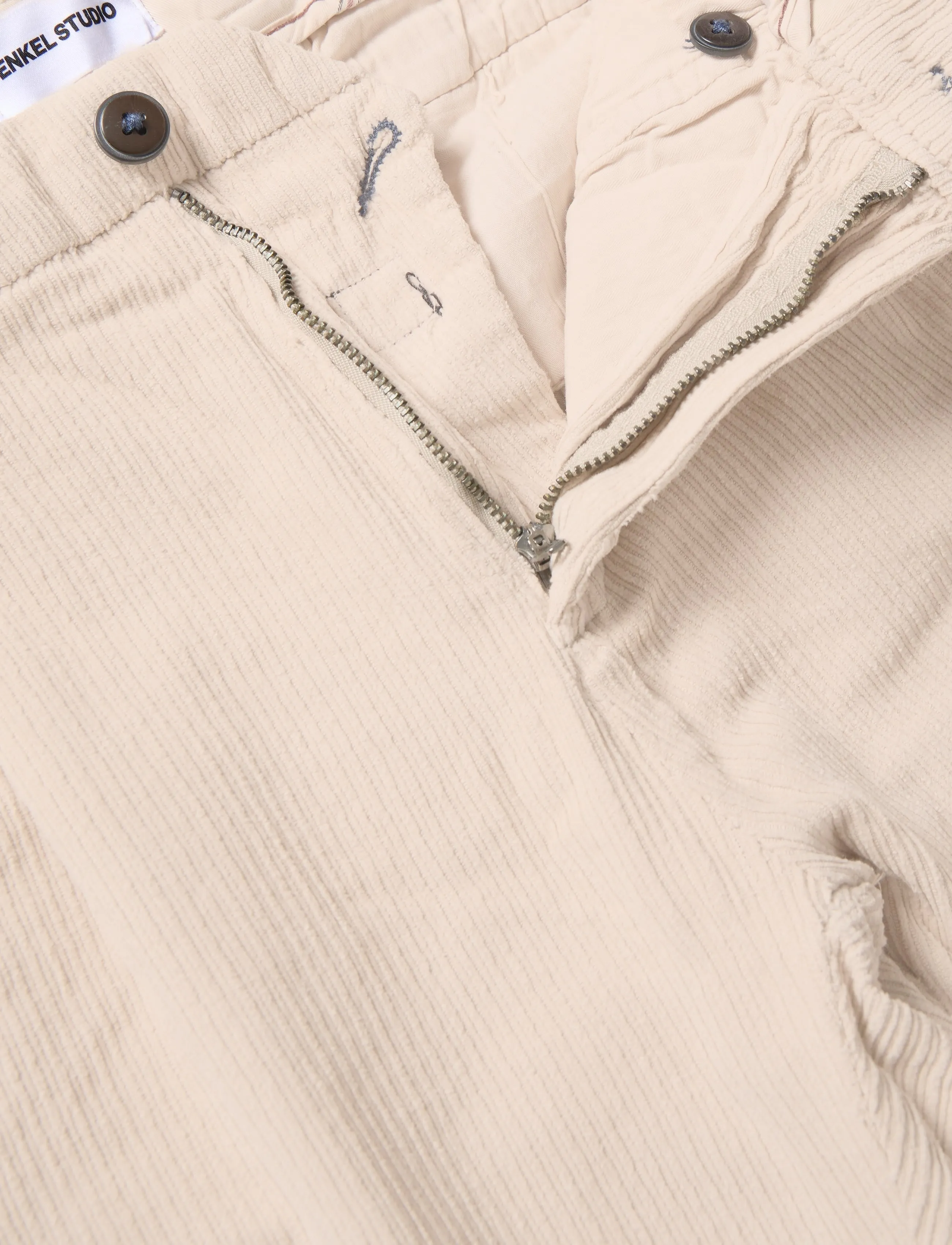 Enkel Studio - Corduroy chino superflex - freizeithosen - beige - 3