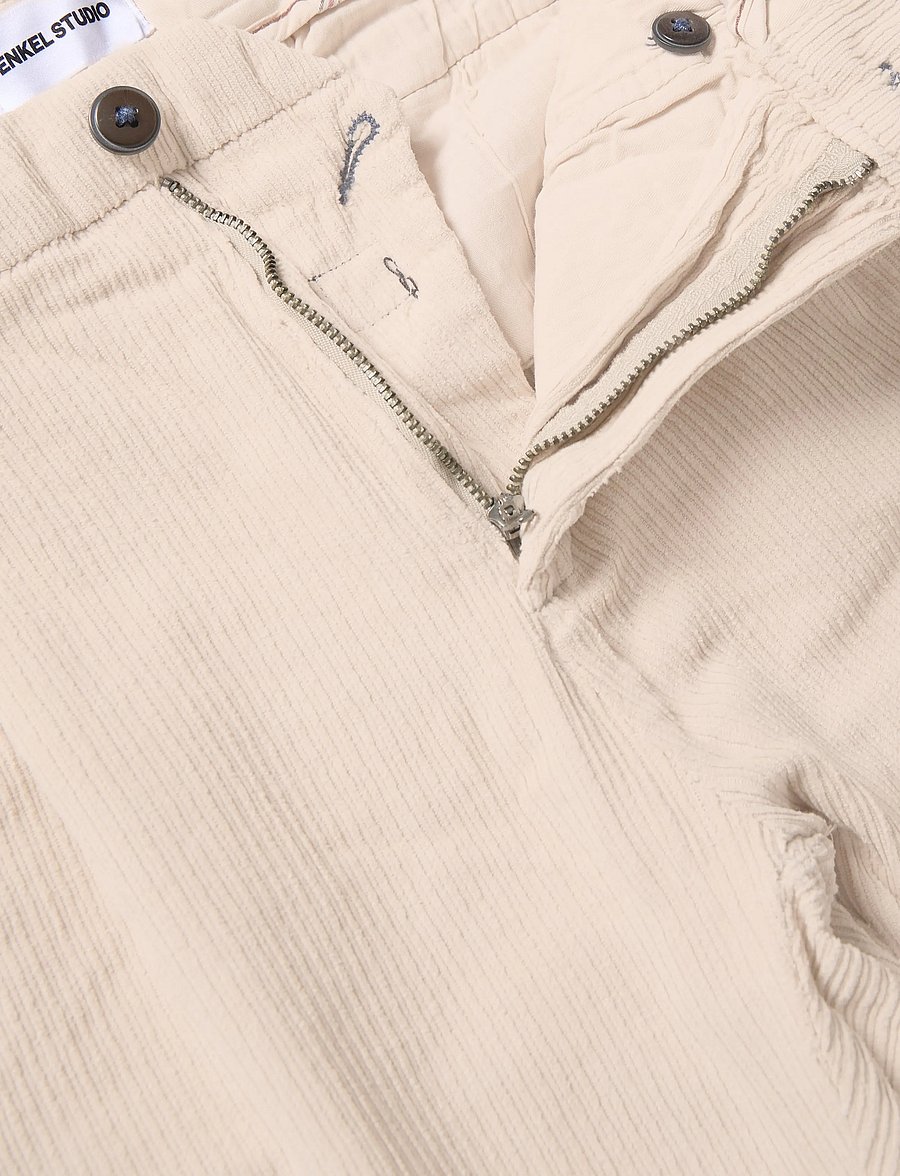 Enkel Studio - Corduroy chino superflex - freizeithosen - beige - 3