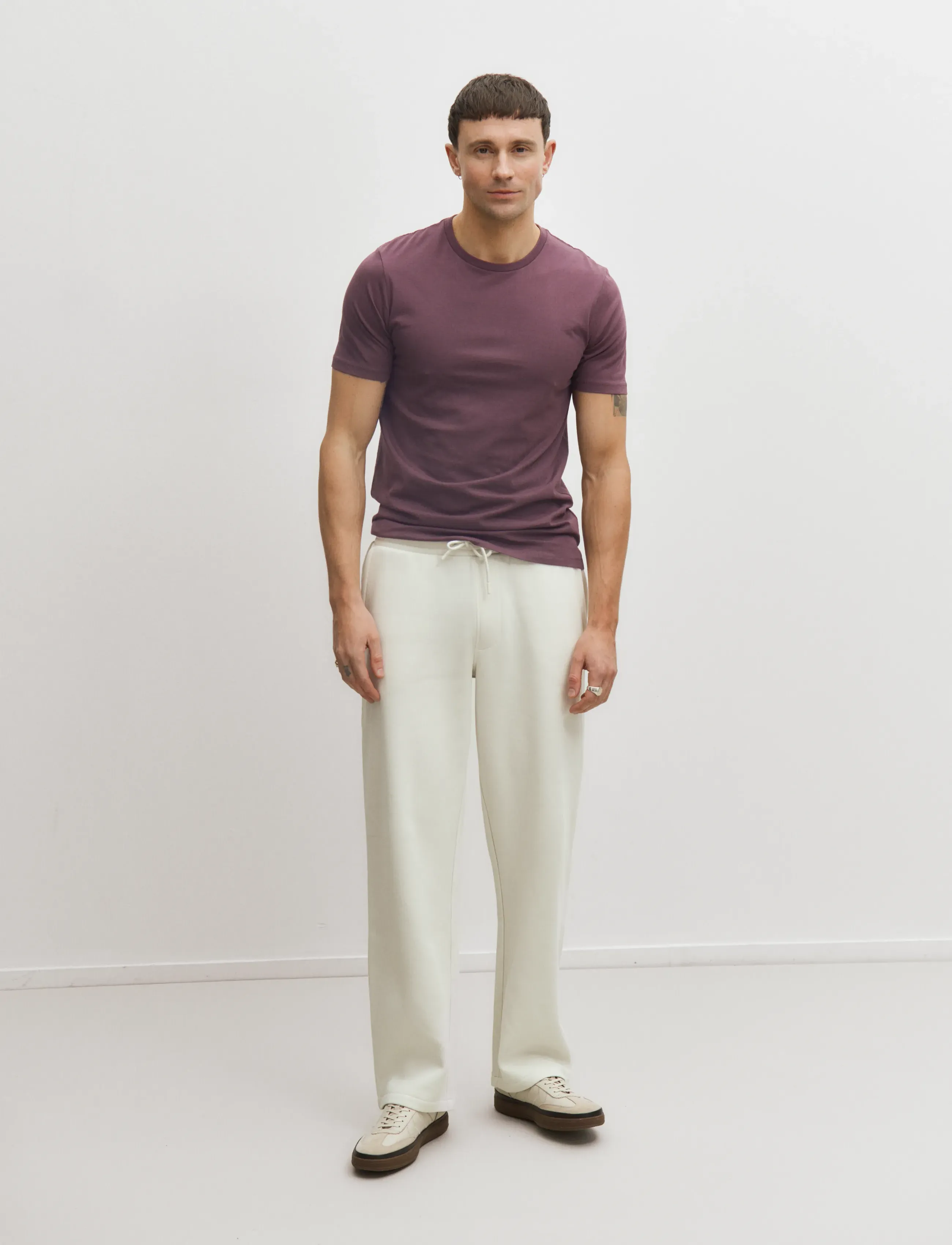 Enkel Studio - Sweat pants - jogginghosen - bone white - 4