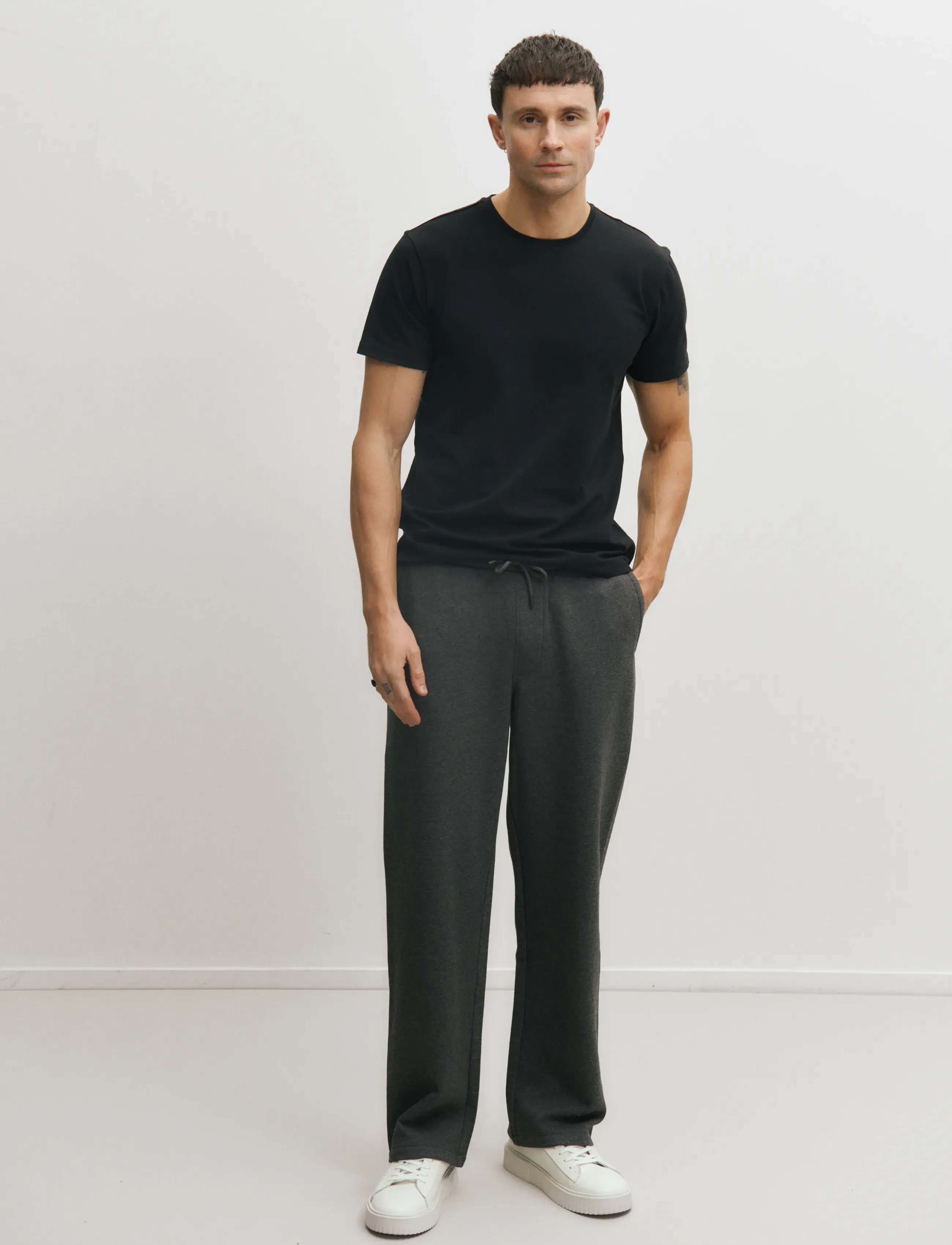 Enkel Studio - Sweat pants - sweatpants - dk grey - 4