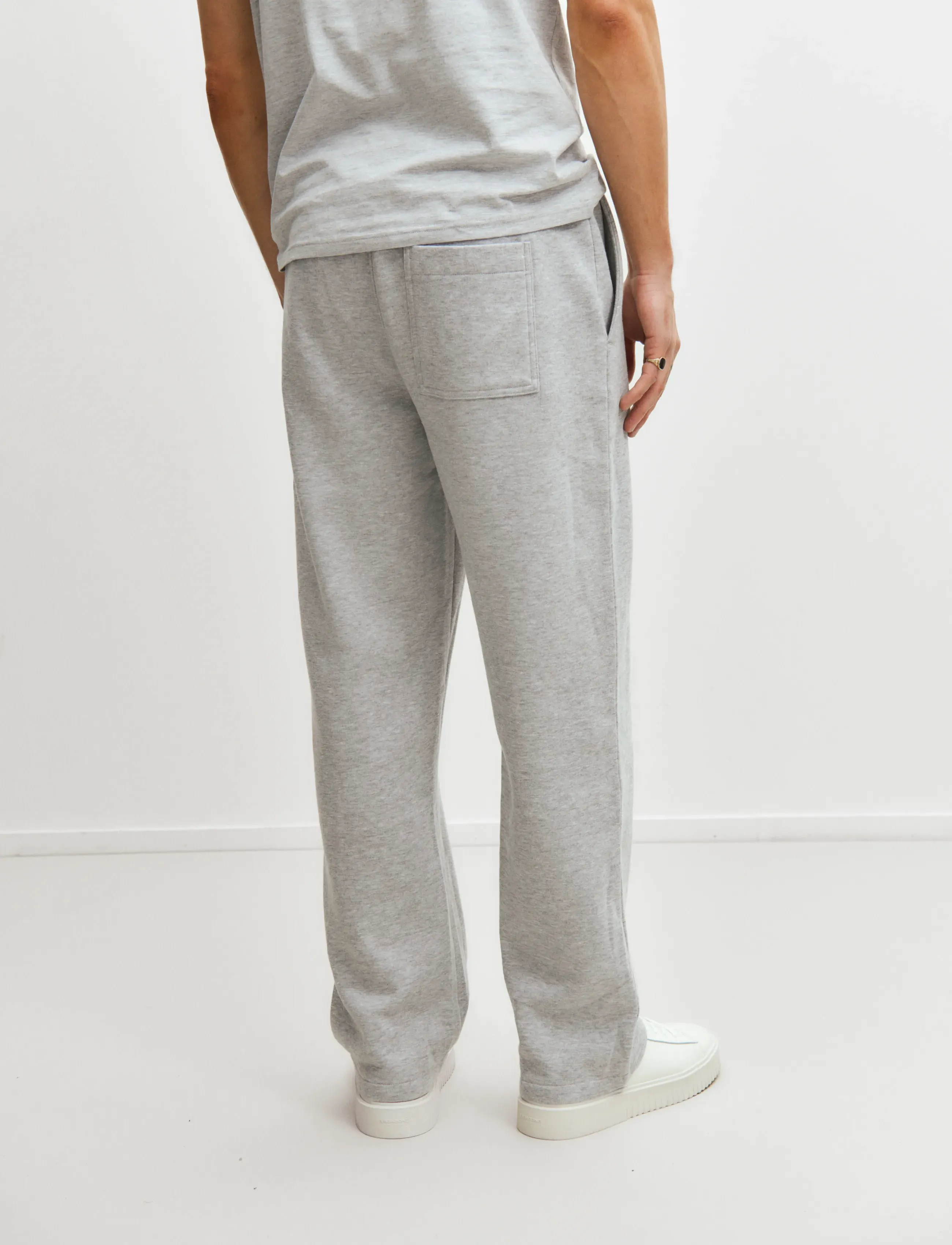 Enkel Studio - Sweat pants - joggingbyxor - grey mel - 3