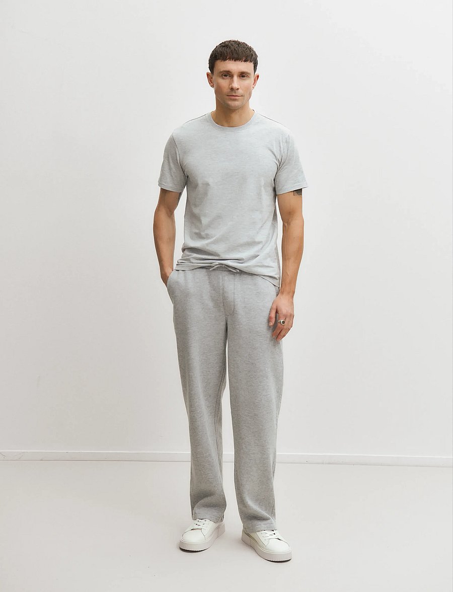 Enkel Studio - Sweat pants - sweatpants - grey mel - 4