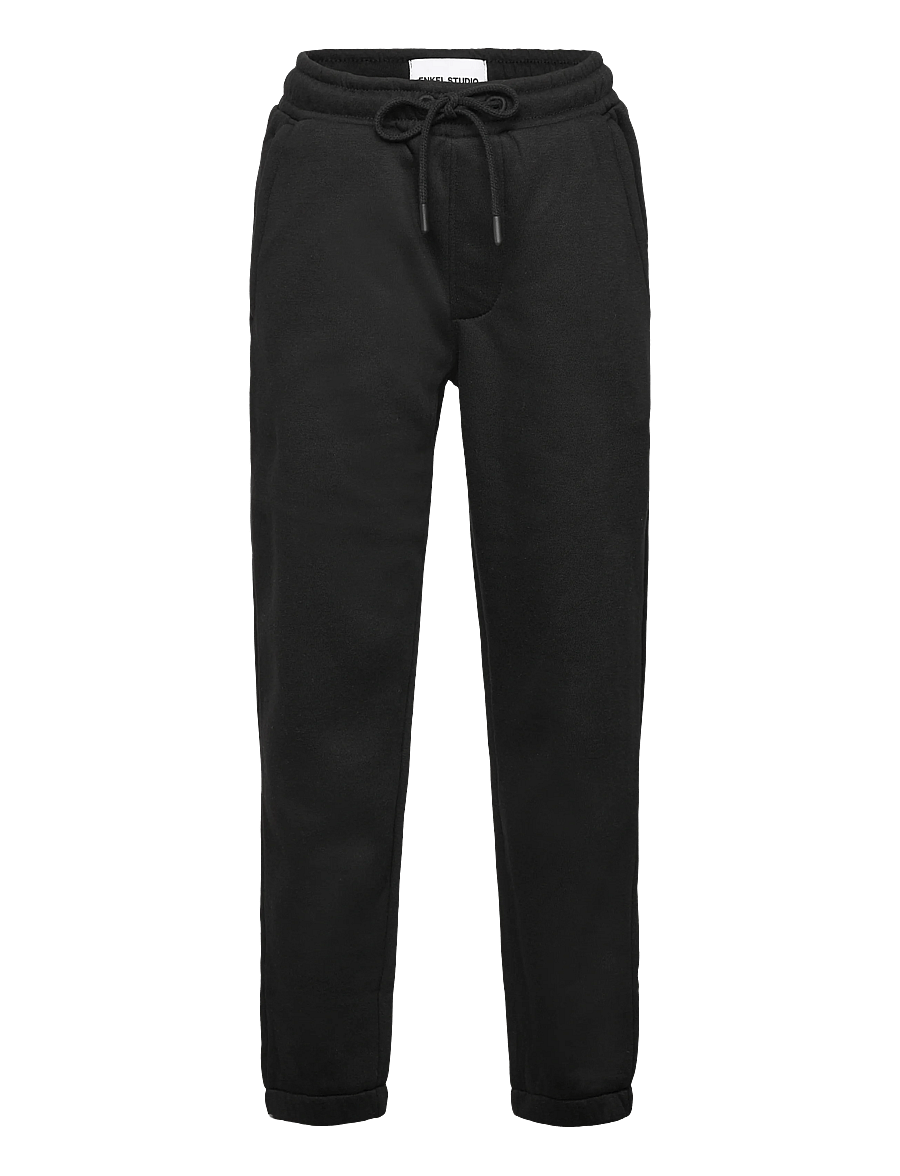 Enkel Studio - Sweat pants - mjukisbyxor - black - 0