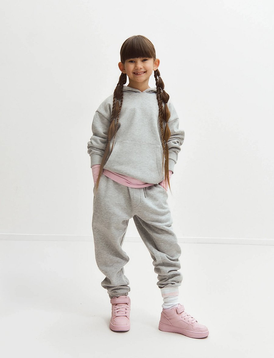 Enkel Studio - Sweat pants - sweatpants - grey mel - 0