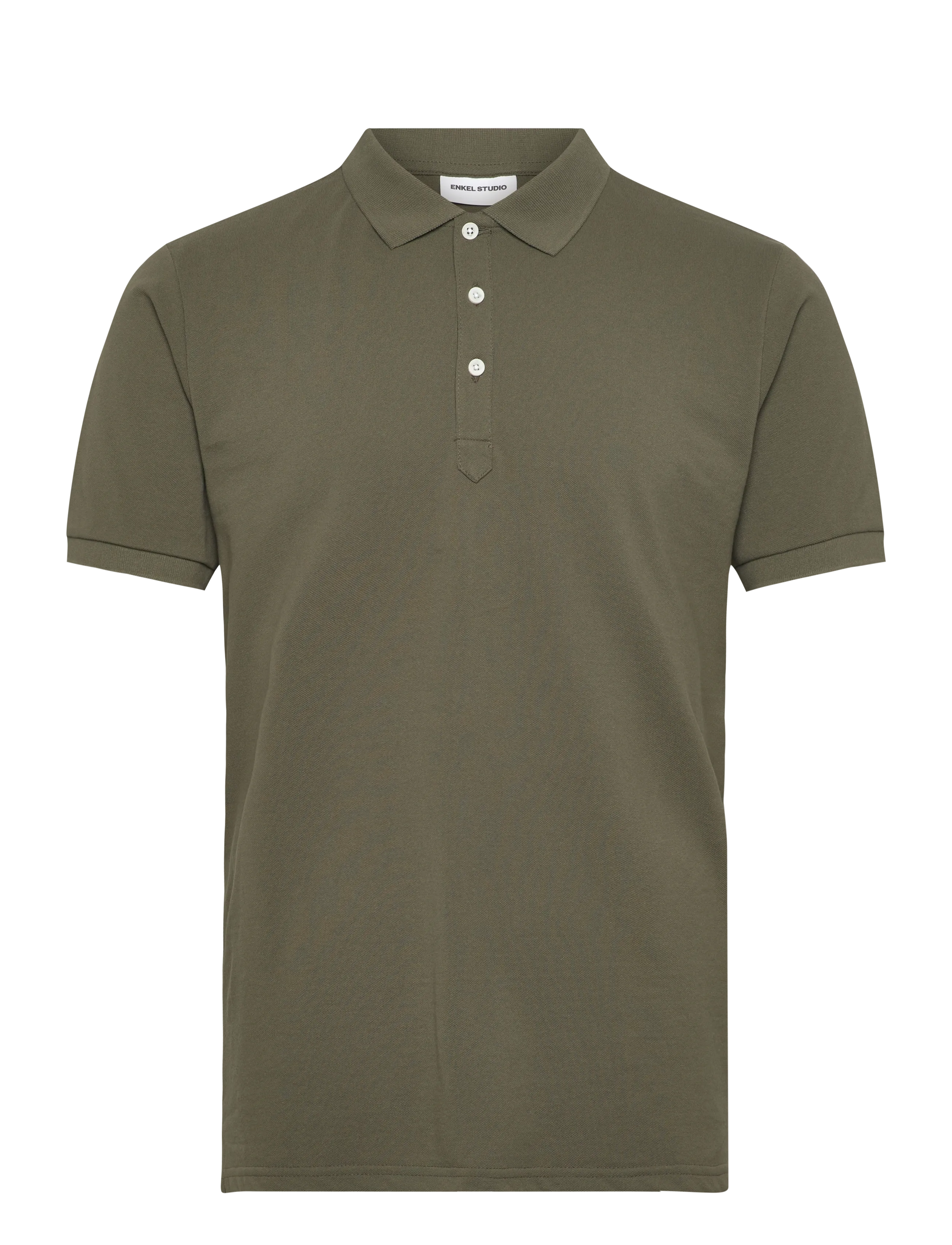 Enkel Studio Polo shirt - Lühikeste varrukatega kootud polosärgid - ARMY / khaki/green