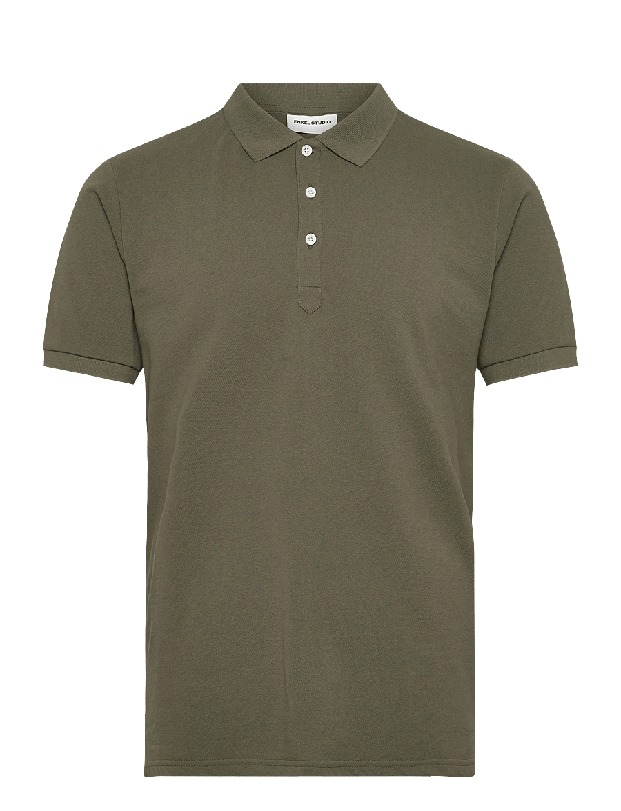 Enkel Studio - Polo shirt - kurzärmelig - army - 0