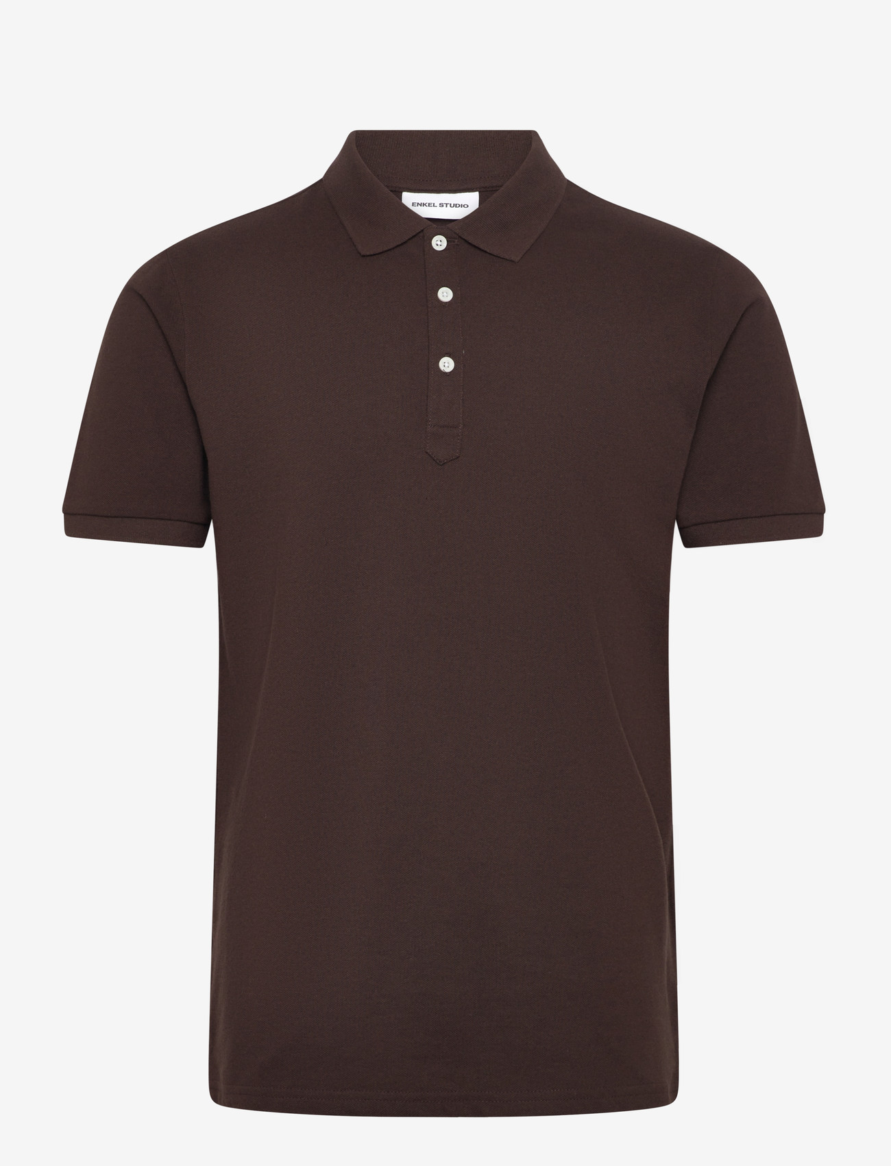 Enkel Studio - Polo shirt - lühikeste varrukatega polod - brown - 0
