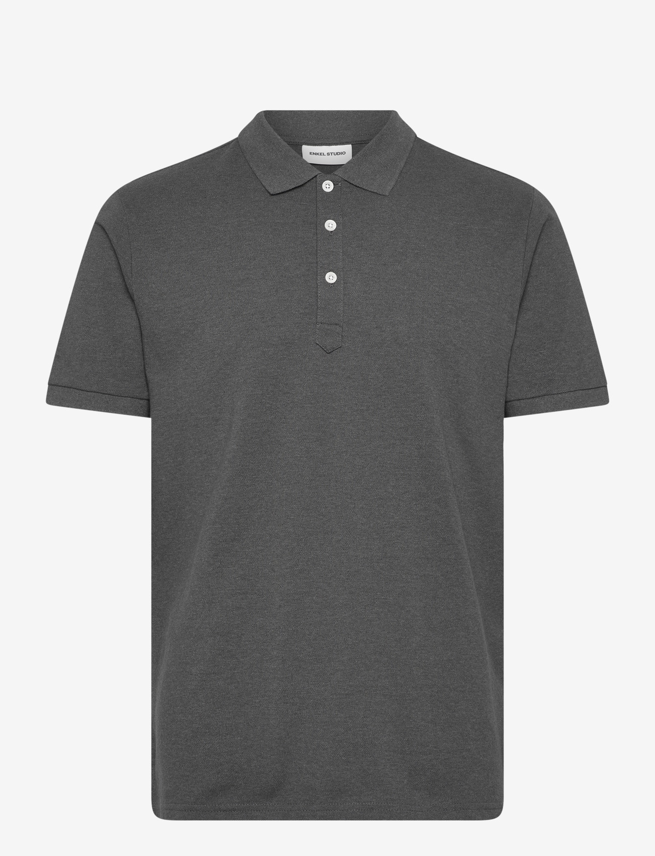 Enkel Studio - Polo shirt - short-sleeved polos - dk grey - 0