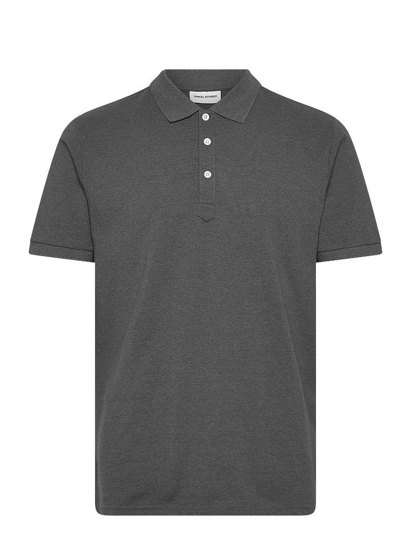 Enkel Studio - Polo shirt - kurzärmelig - dk grey - 0