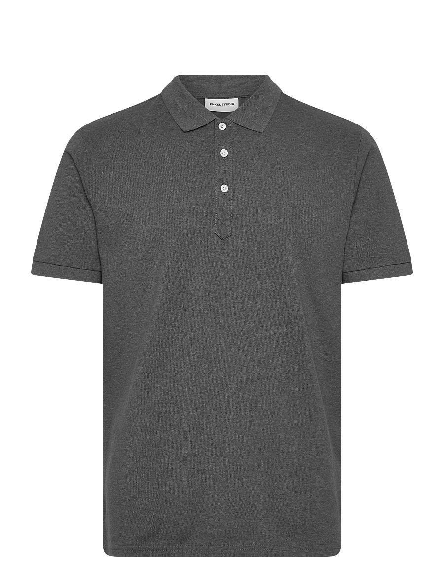 Enkel Studio - Polo shirt - kurzärmelig - dk grey - 0