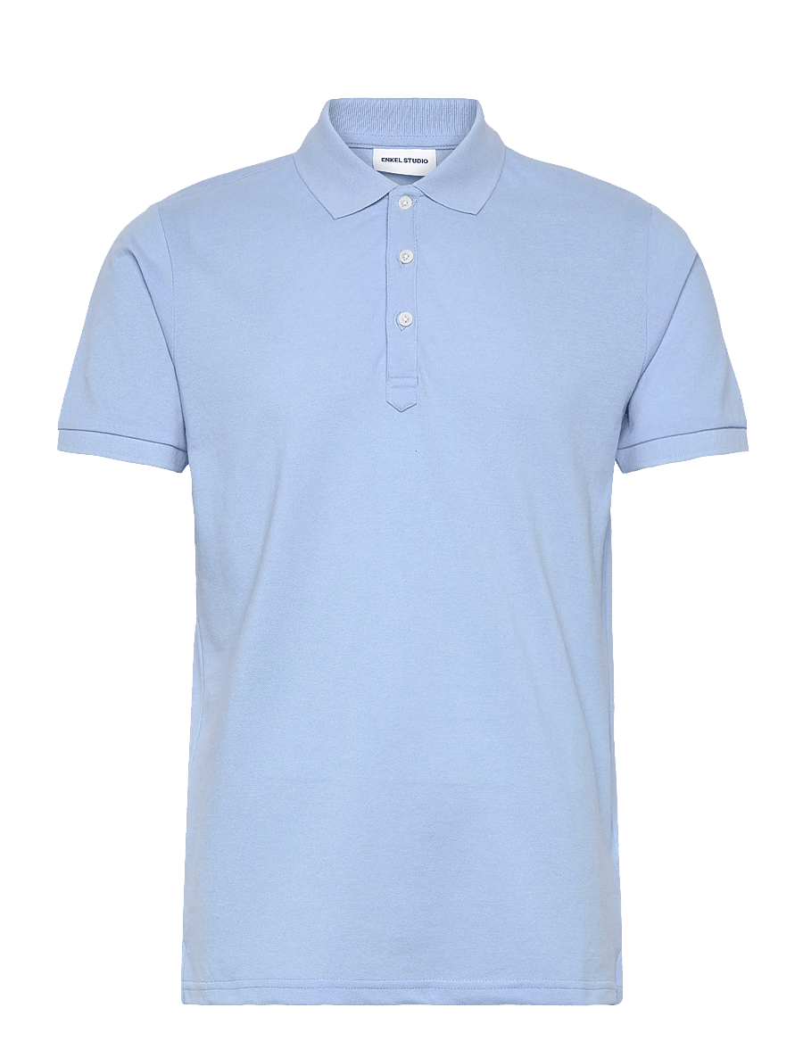 Enkel Studio - Polo shirt - kurzärmelig - lt blue - 1