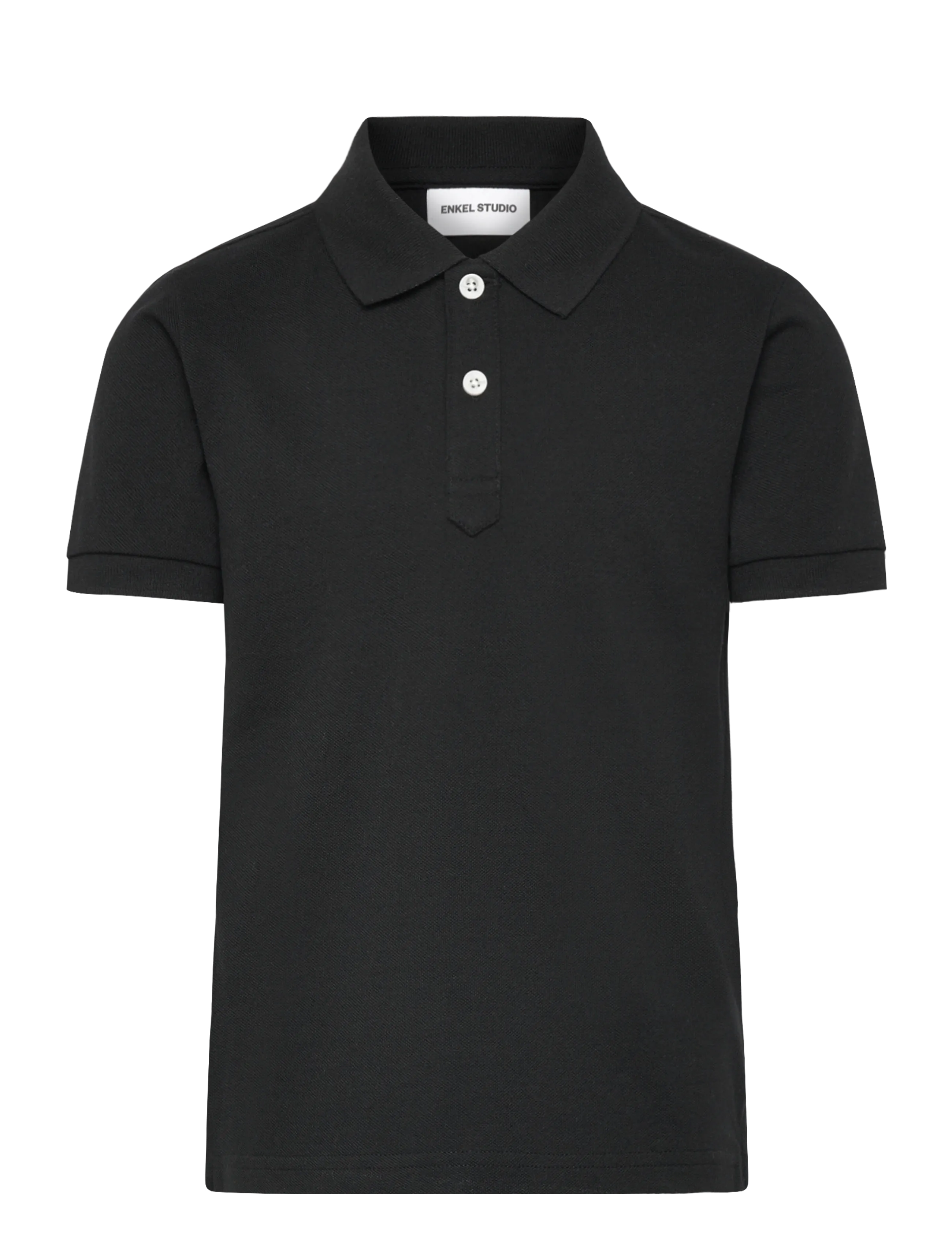 Enkel Studio Polo shirt - Tøj - BLACK / black