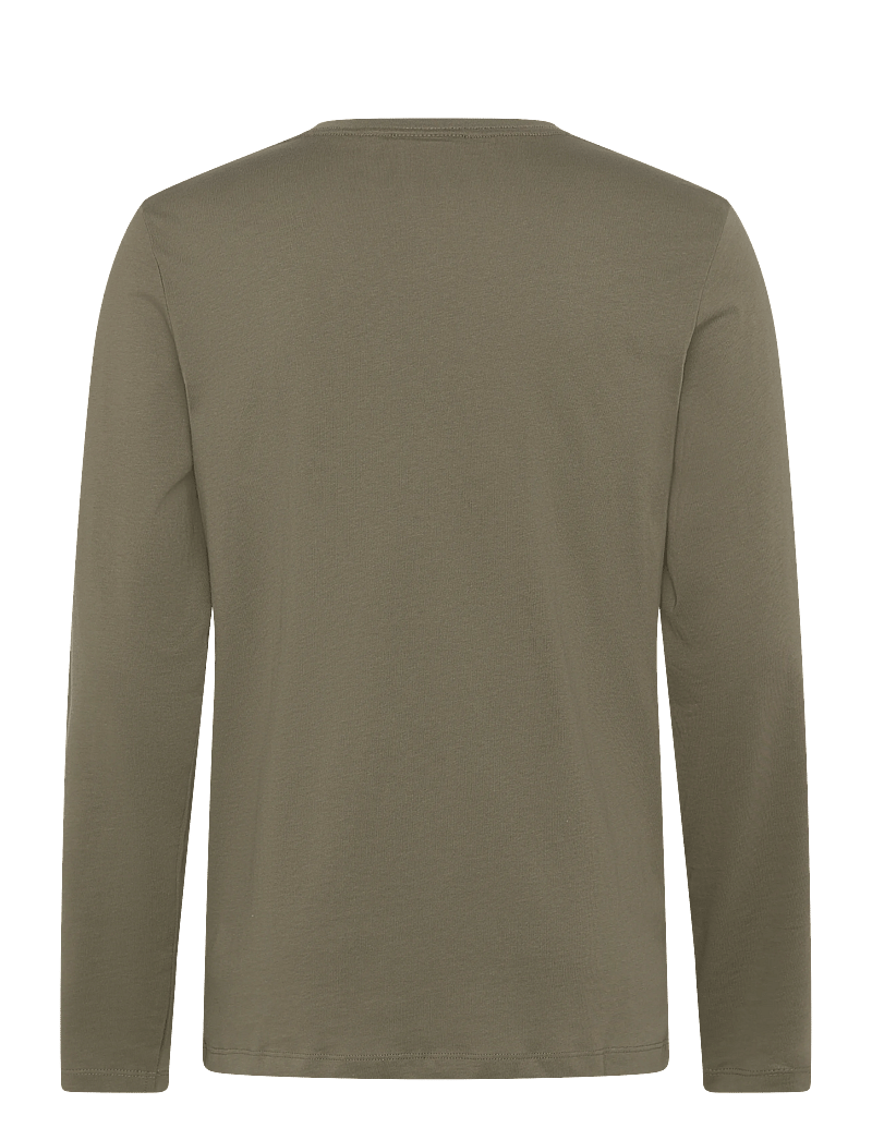 Enkel Studio - Basic o-neck tee L/S - langärmelig - army - 2