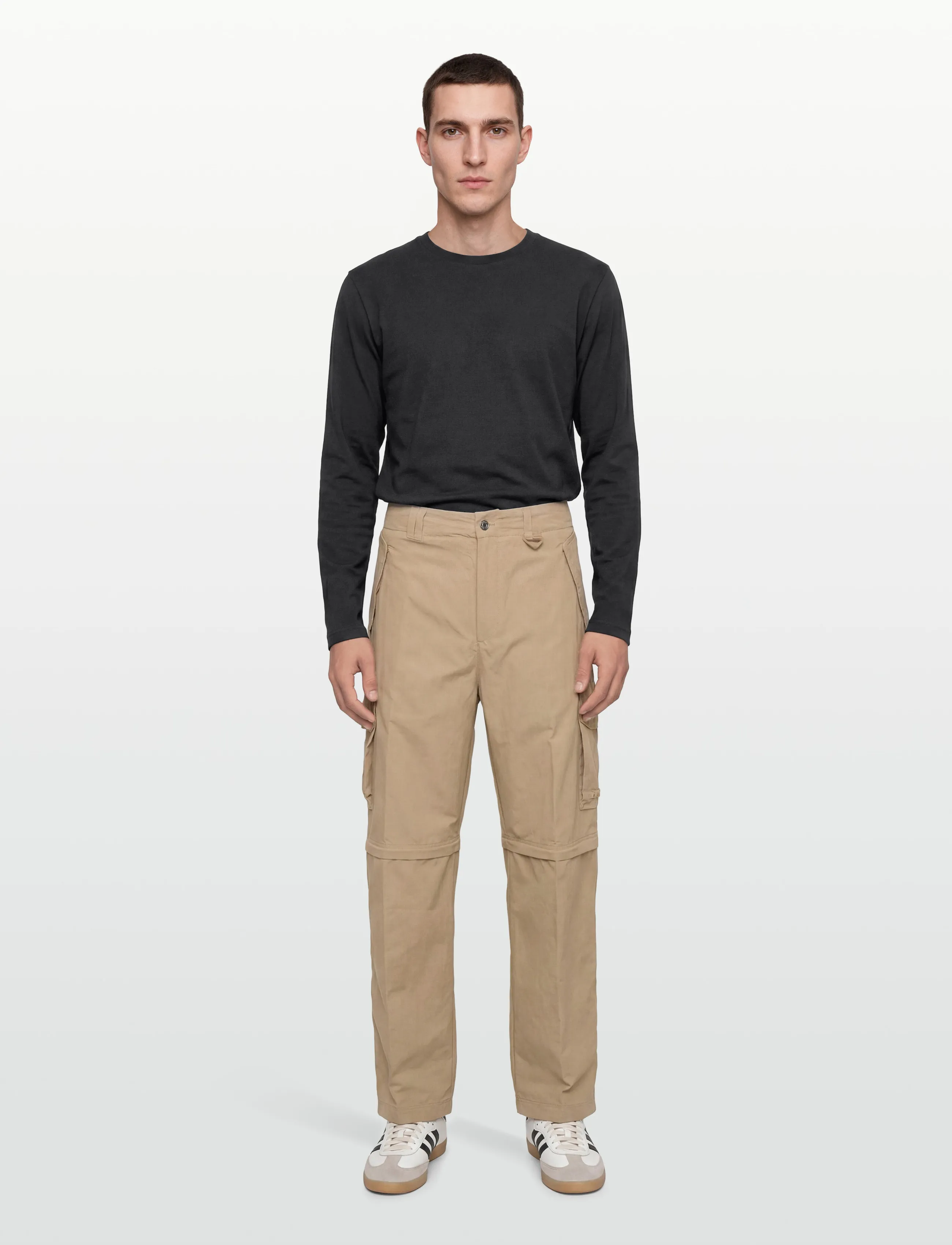 Enkel Studio Basic o-neck tee L/S - New arrivals - BLACK / black