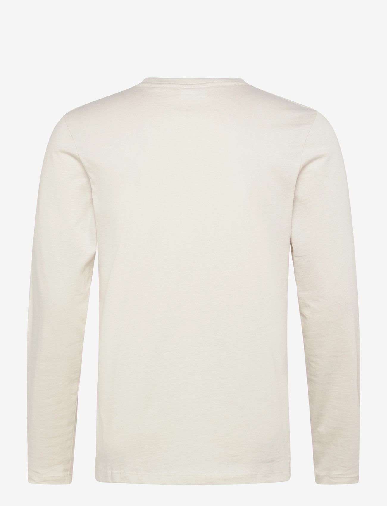 Enkel Studio - Basic o-neck tee L/S - langærmede t-shirts - bone white - 2