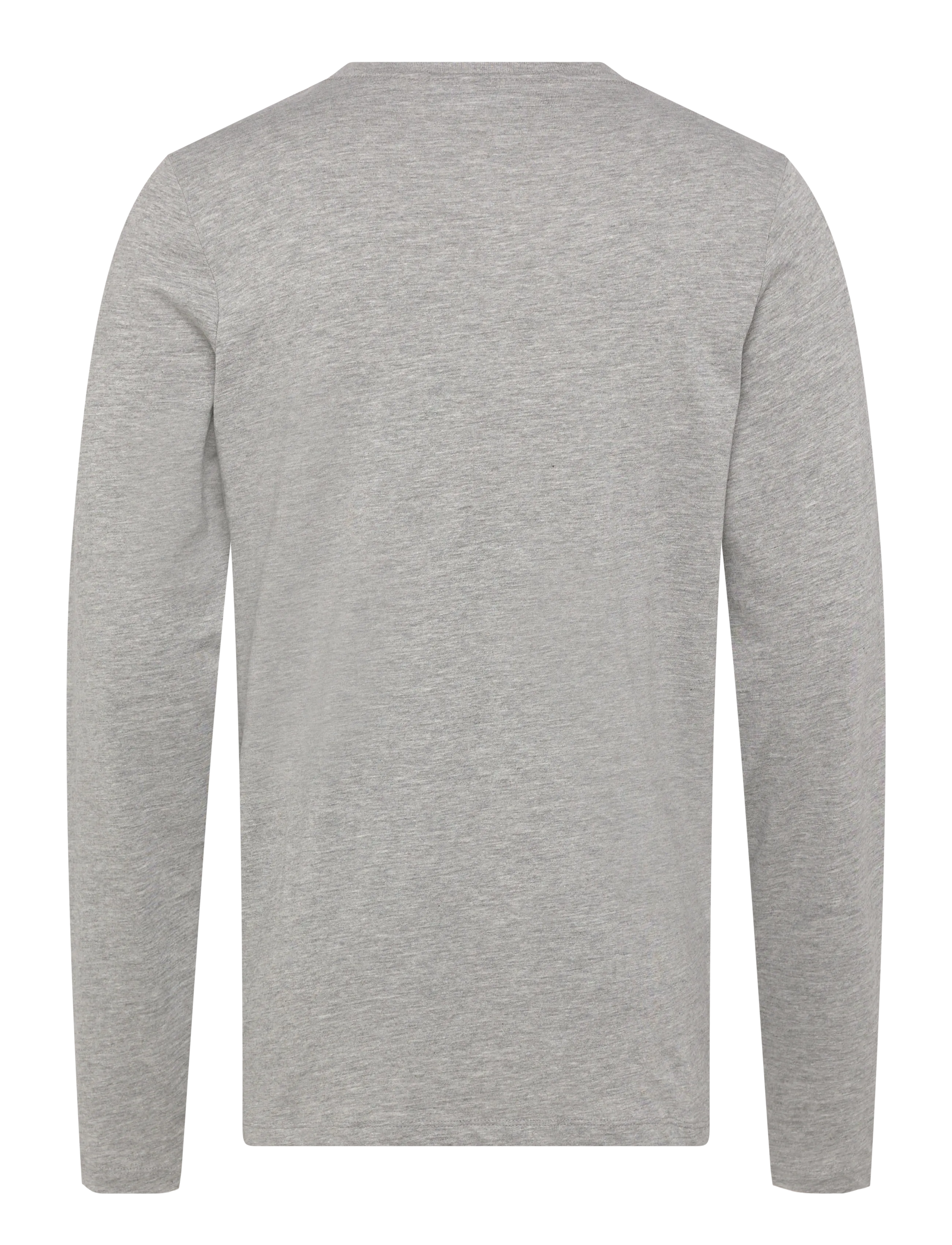 Enkel Studio - Basic o-neck tee L/S - die niedrigsten preise - grey mel - 2