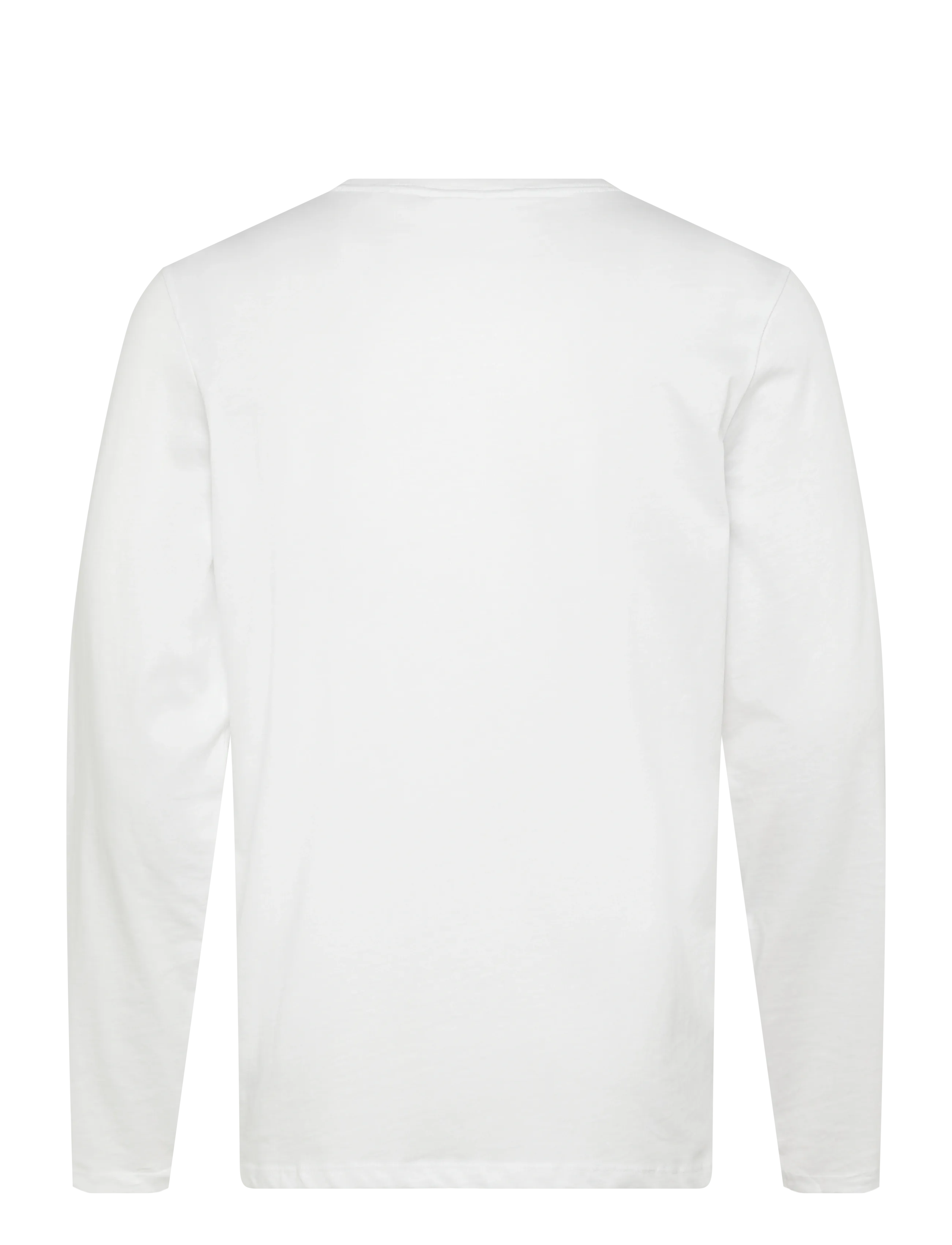 Enkel Studio - Basic o-neck tee L/S - laveste priser - white - 2
