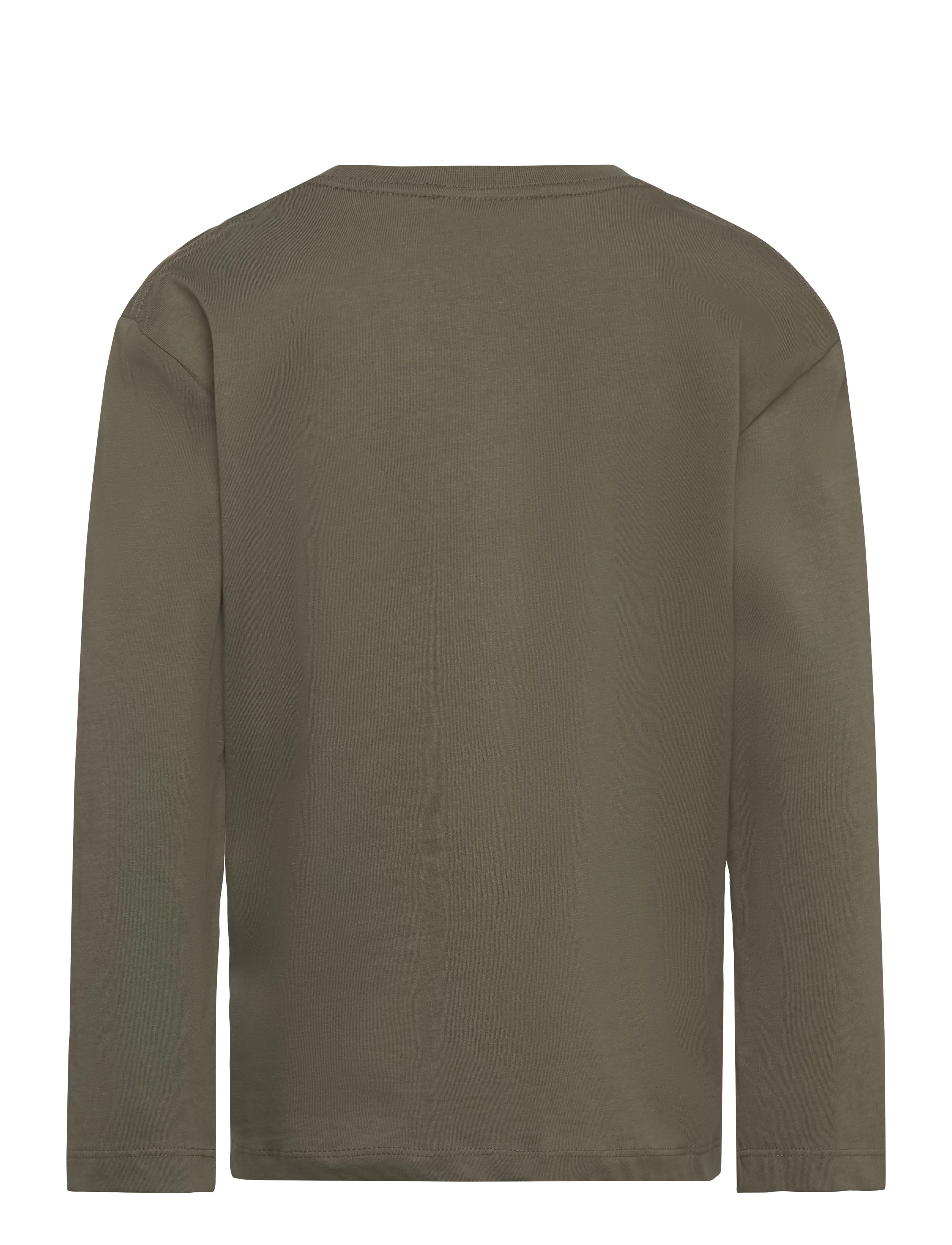 Enkel Studio - Basic o-neck tee L/S - langærmede t-shirts - army - 1