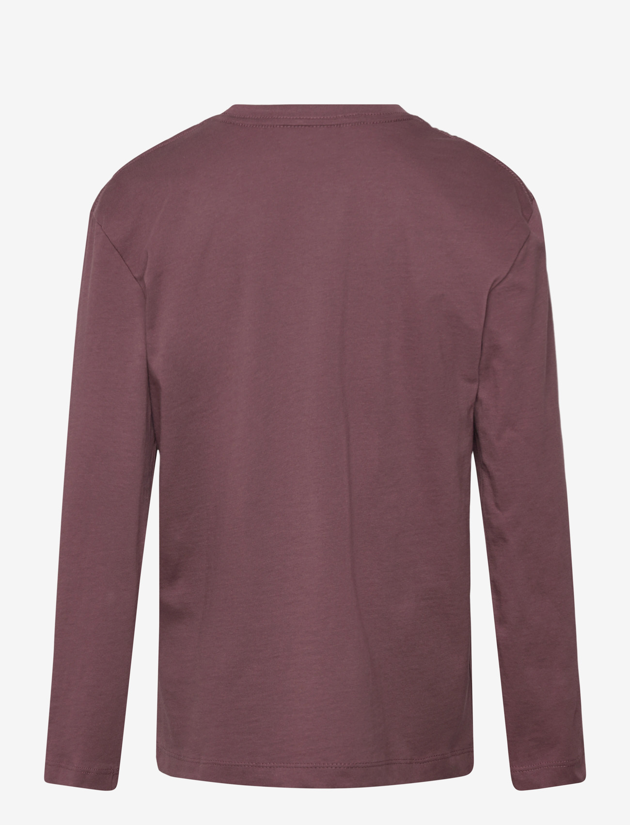 Enkel Studio - Basic o-neck tee L/S - langärmelig - berry red - 1