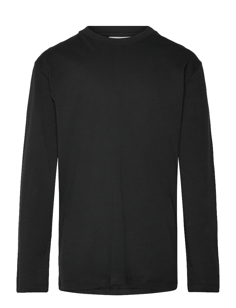 Enkel Studio - Basic o-neck tee L/S - langärmelig - black - 0