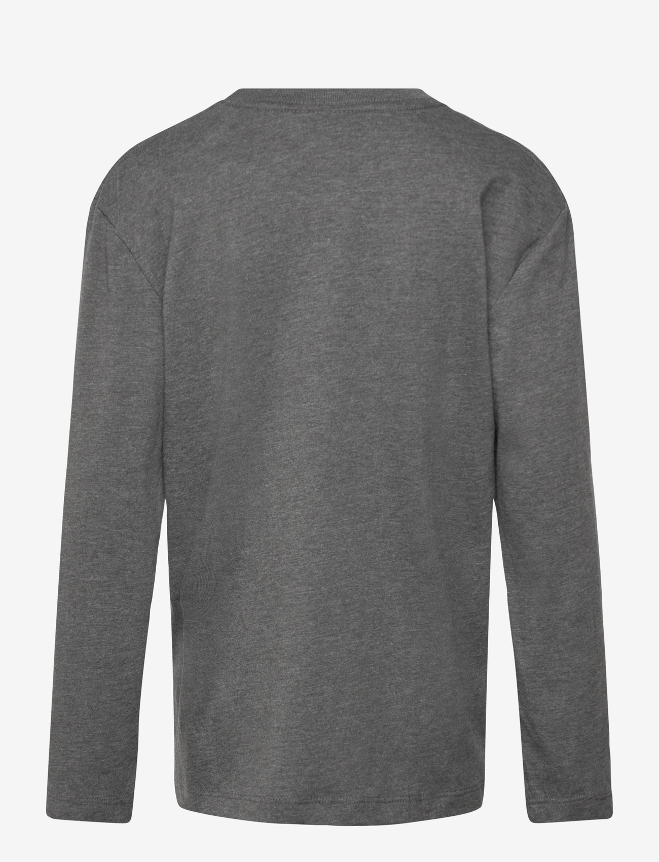 Enkel Studio - Basic o-neck tee L/S - langærmede t-shirts - dk grey - 1