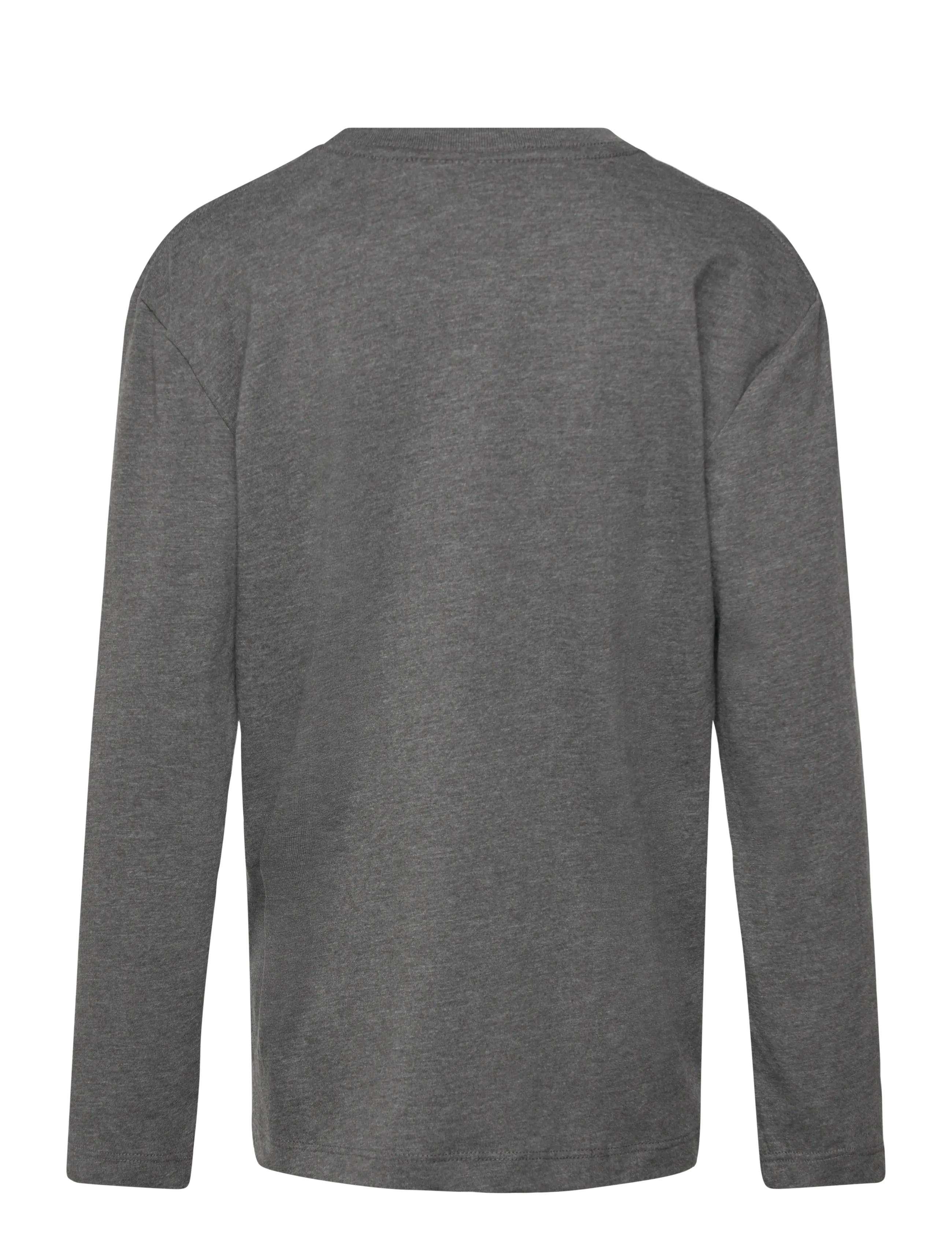 Enkel Studio - Basic o-neck tee L/S - langærmede t-shirts - dk grey - 1