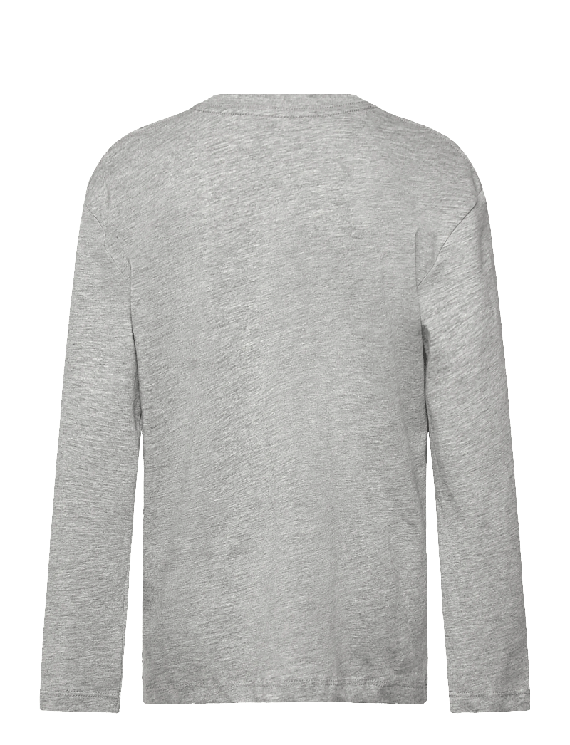 Enkel Studio - Basic o-neck tee L/S - langärmelig - grey mel - 1