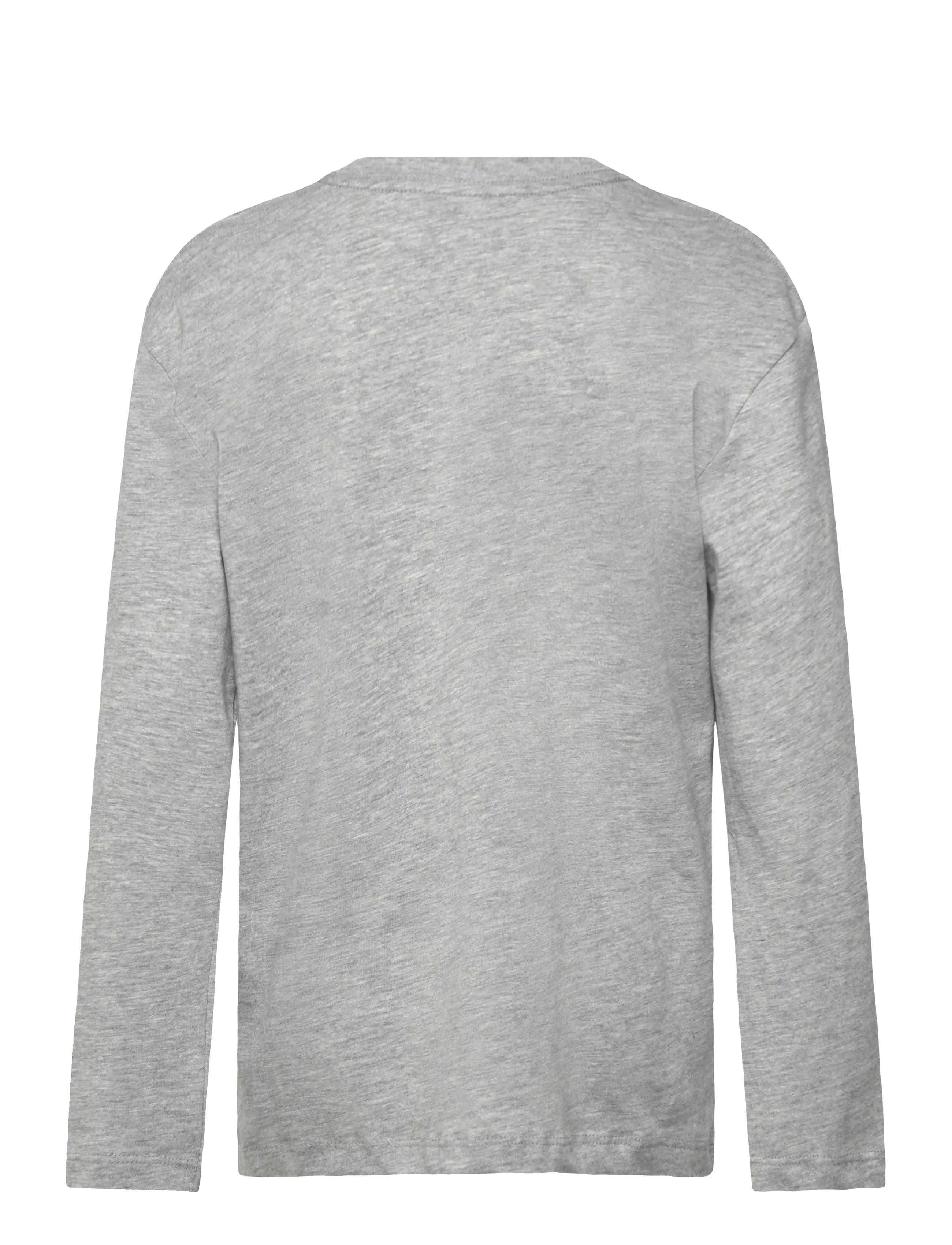 Enkel Studio - Basic o-neck tee L/S - pikkade varrukatega t-särgid - grey mel - 1