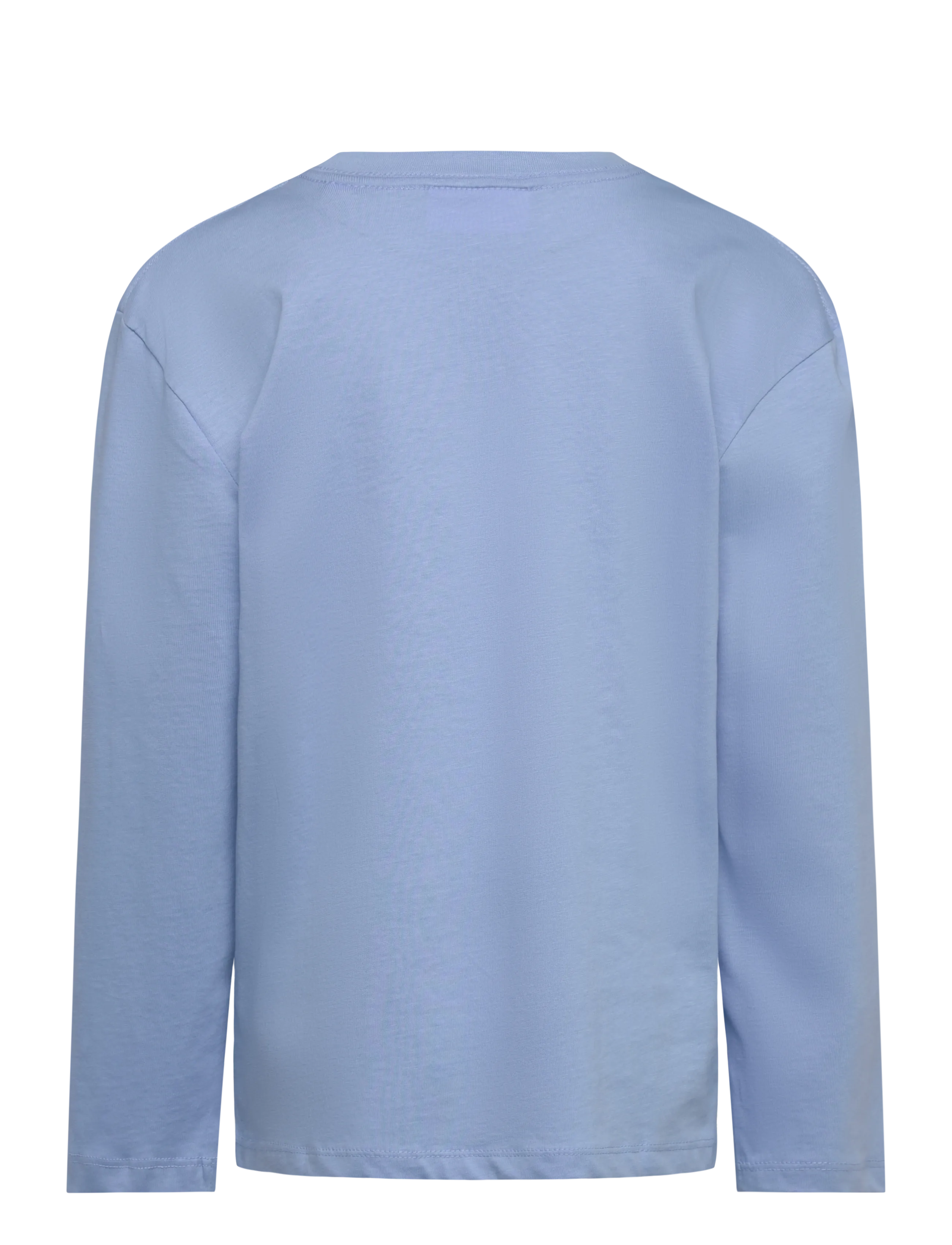 Enkel Studio - Basic o-neck tee L/S - langærmede t-shirts - lt blue - 1