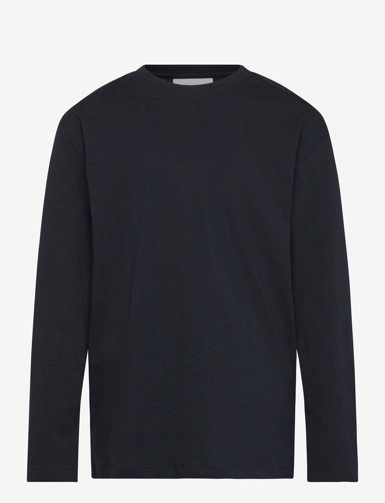 Enkel Studio - Basic o-neck tee L/S - long-sleeved t-shirts - navy - 0