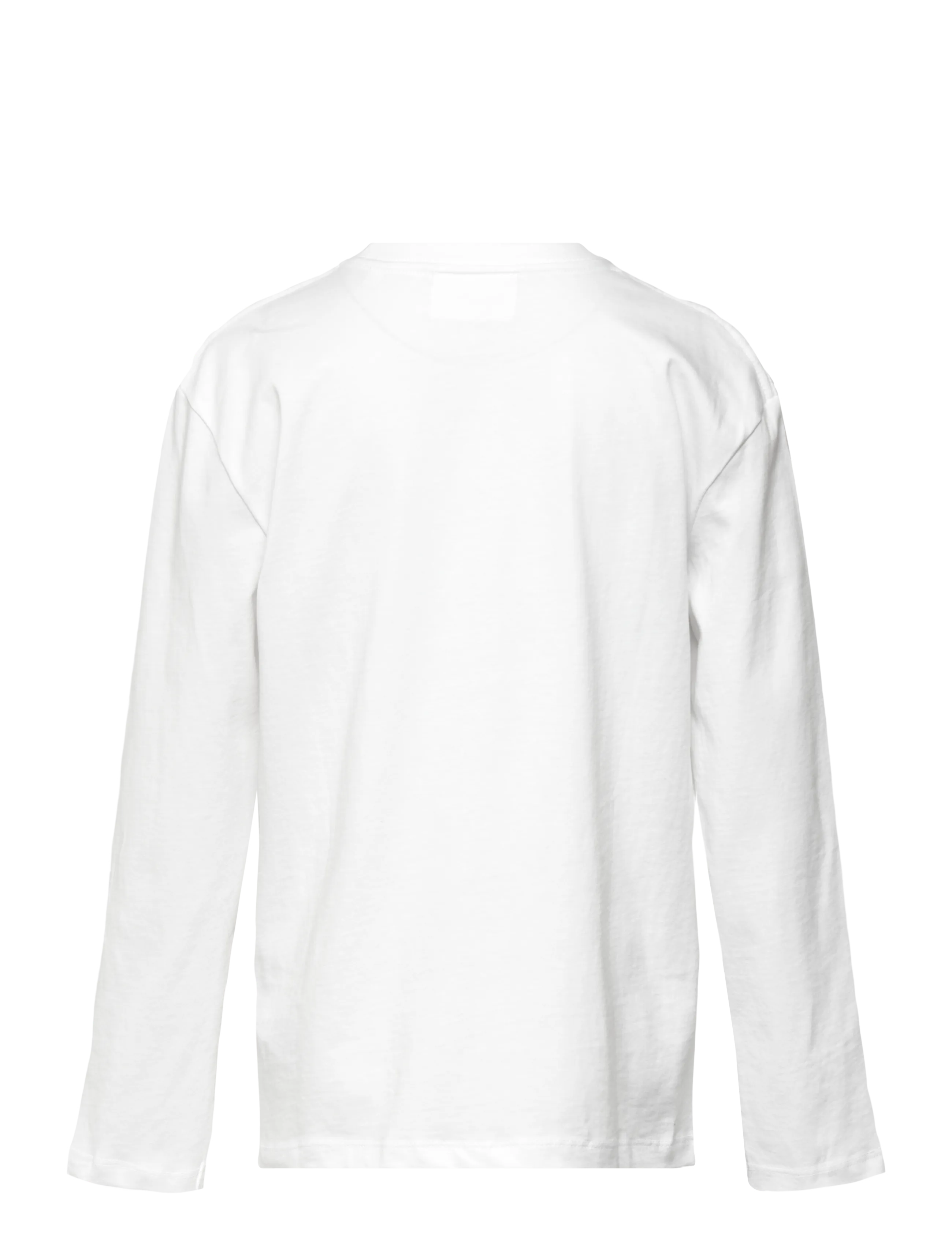 Enkel Studio - Basic o-neck tee L/S - langärmelige - white - 2