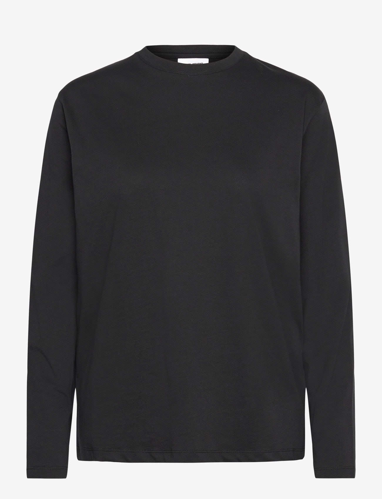 Enkel Studio - Basic o-neck tee L/S - die niedrigsten preise - black - 0
