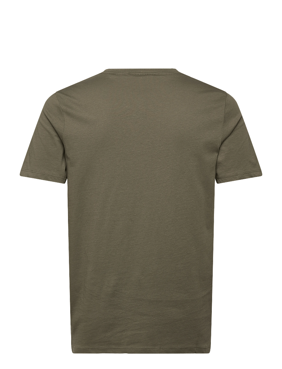 Enkel Studio - Basic o-neck tee S/S - lühikeste varrukatega t-särgid - army - 2