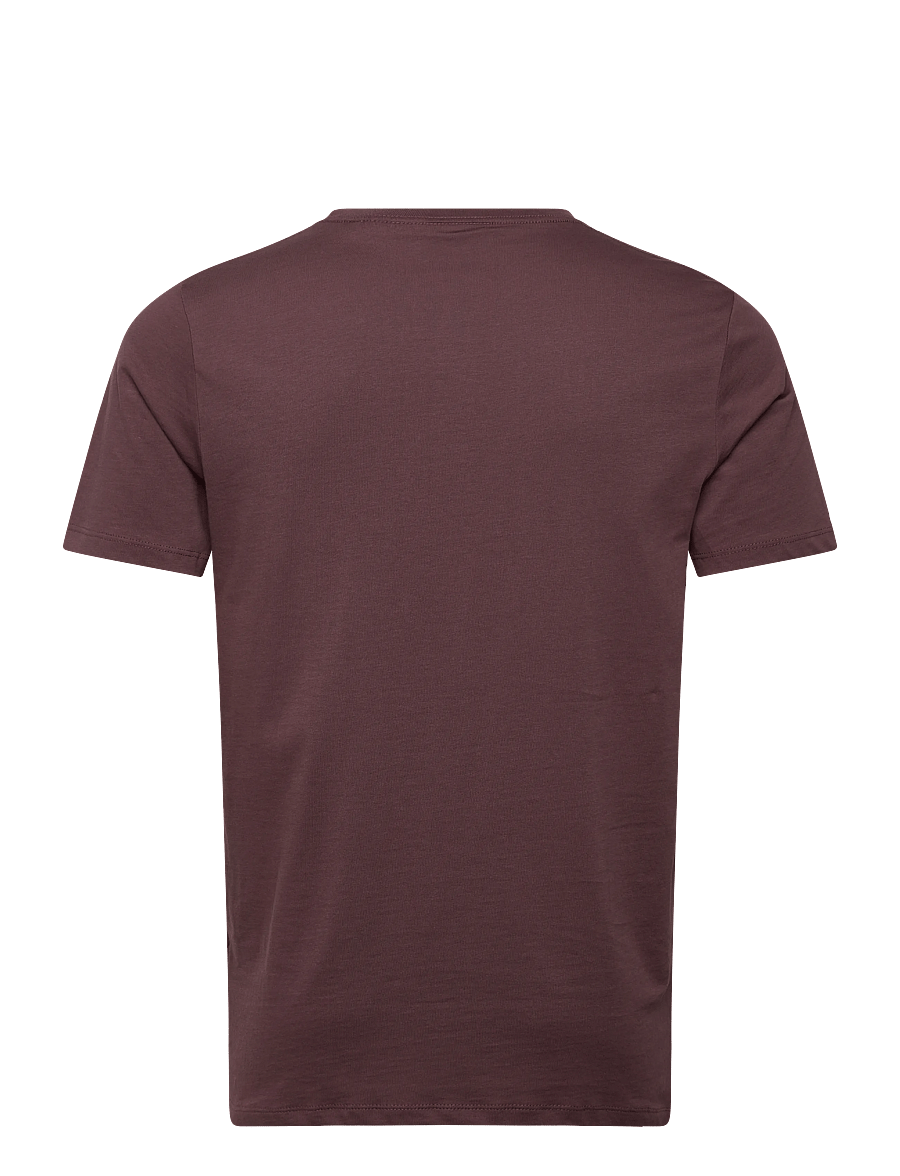Enkel Studio - Basic o-neck tee S/S - kurzärmelige t-shirts - berry red - 2