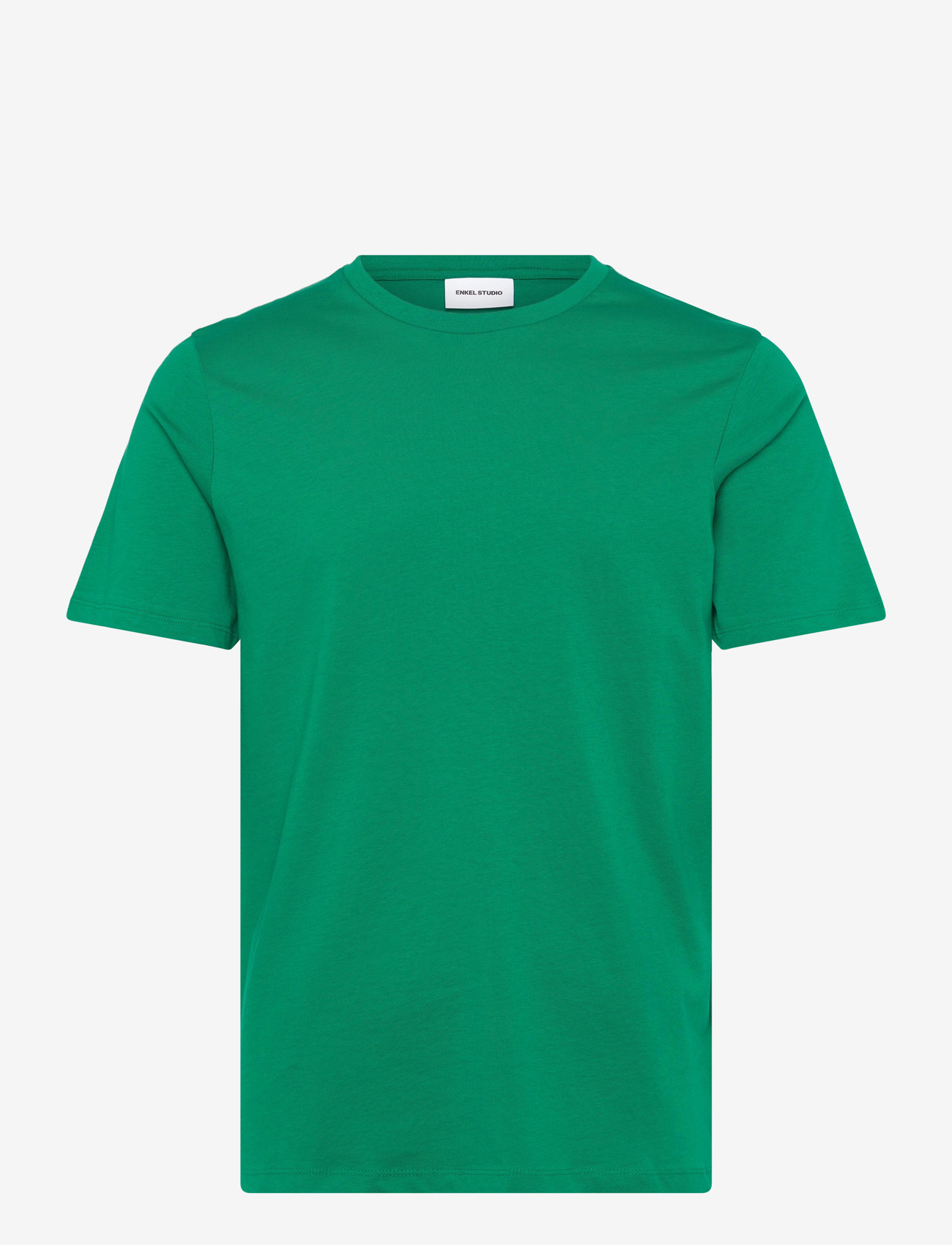 Enkel Studio - Basic o-neck tee S/S - laveste priser - bright green - 1