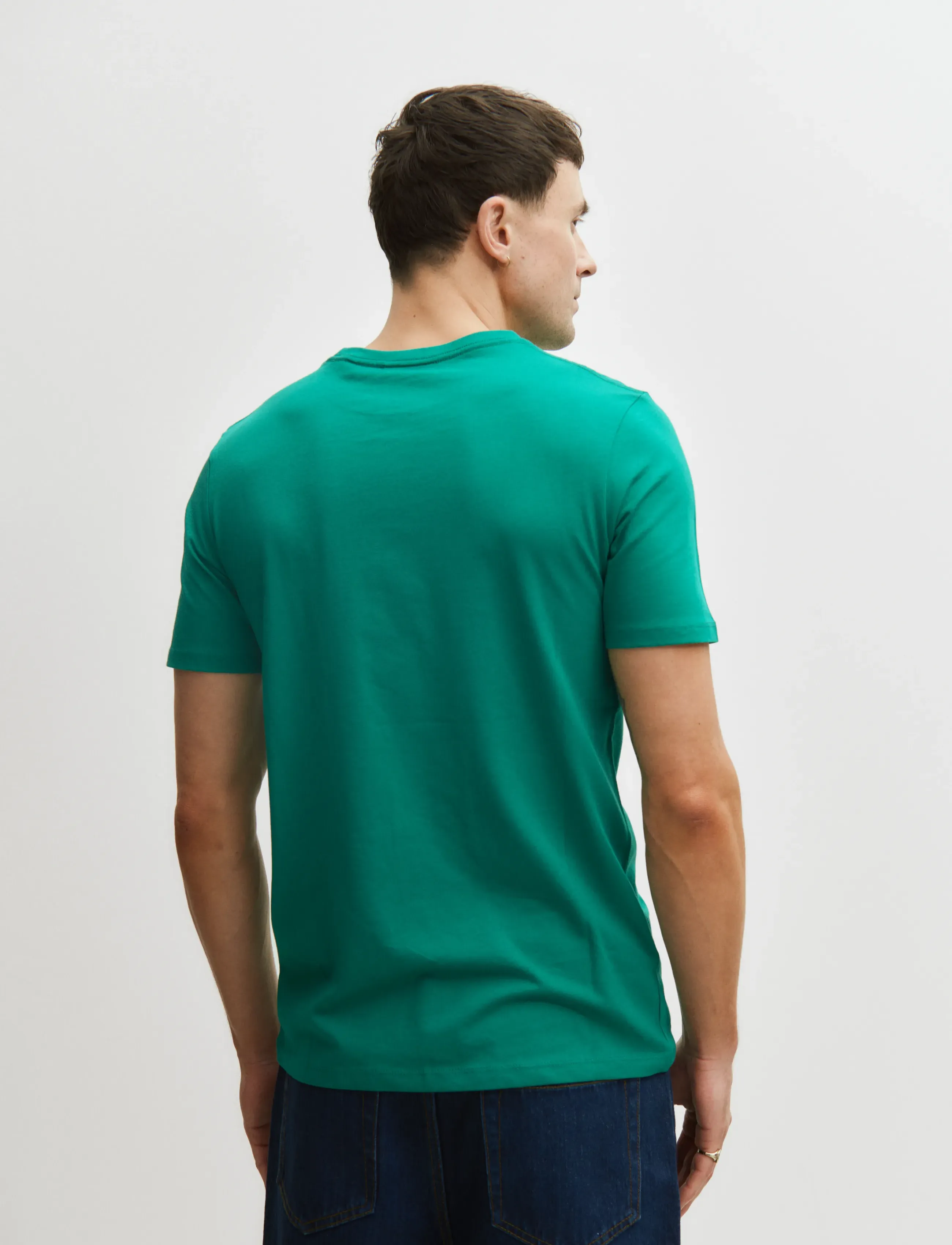 Enkel Studio - Basic o-neck tee S/S - die niedrigsten preise - bright green - 3