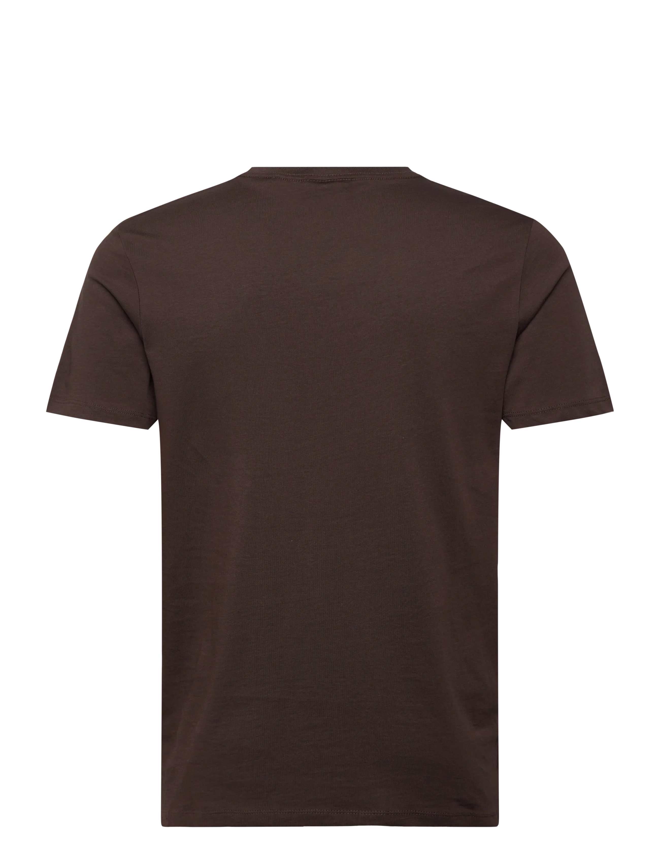Enkel Studio - Basic o-neck tee S/S - short-sleeved t-shirts - brown - 2