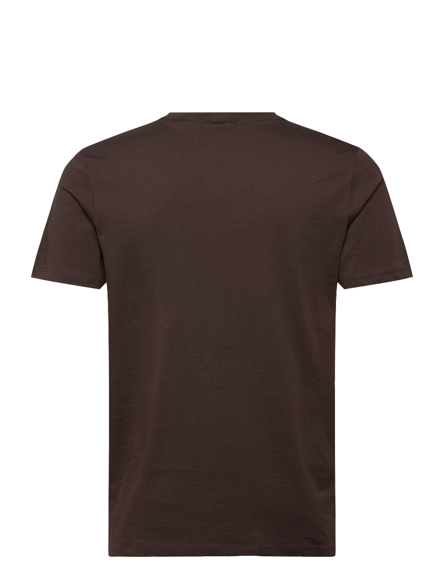 Enkel Studio - Basic o-neck tee S/S - kurzärmelige t-shirts - brown - 2