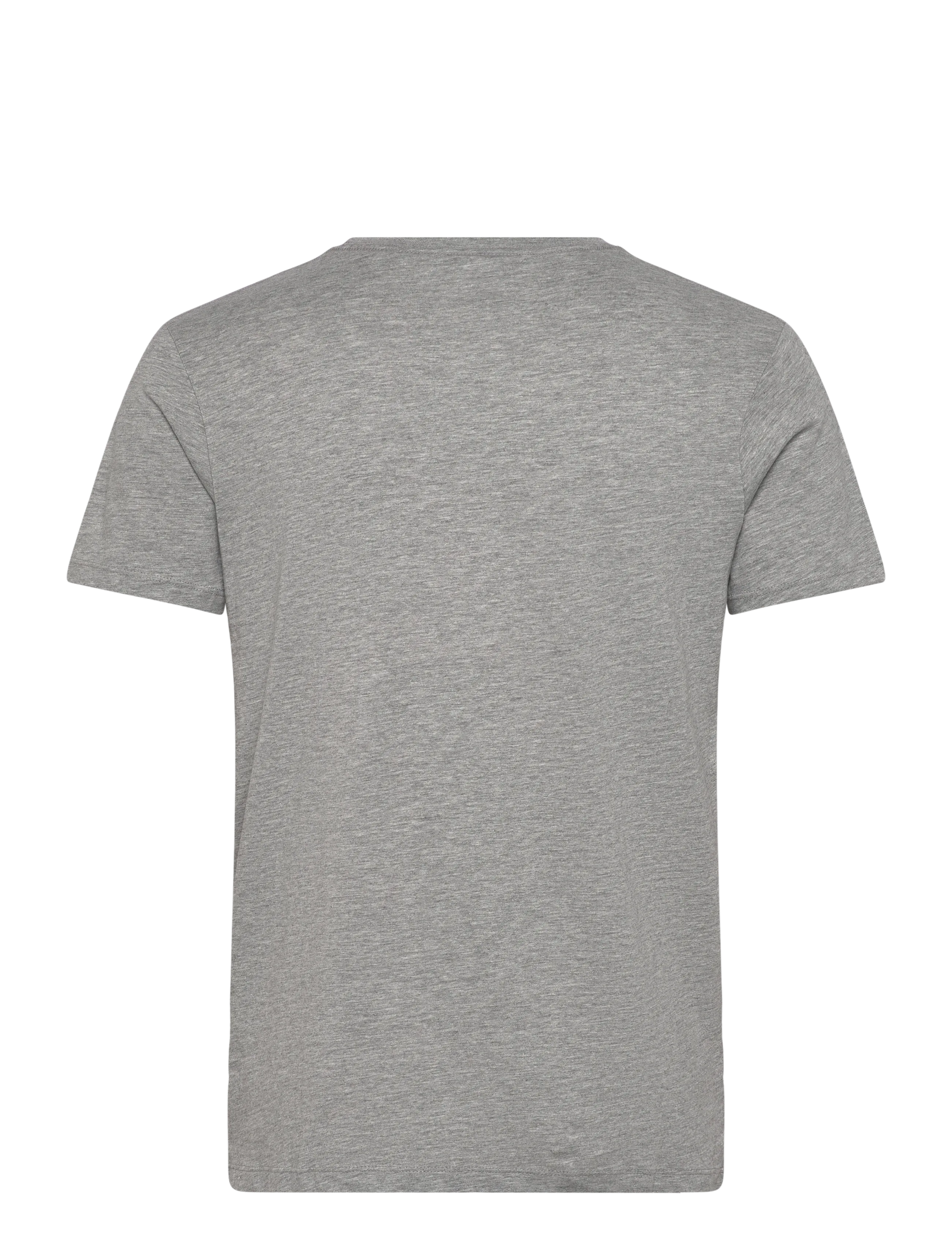 Enkel Studio - Basic o-neck tee S/S - kortermede t-skjorter - grey mel - 2