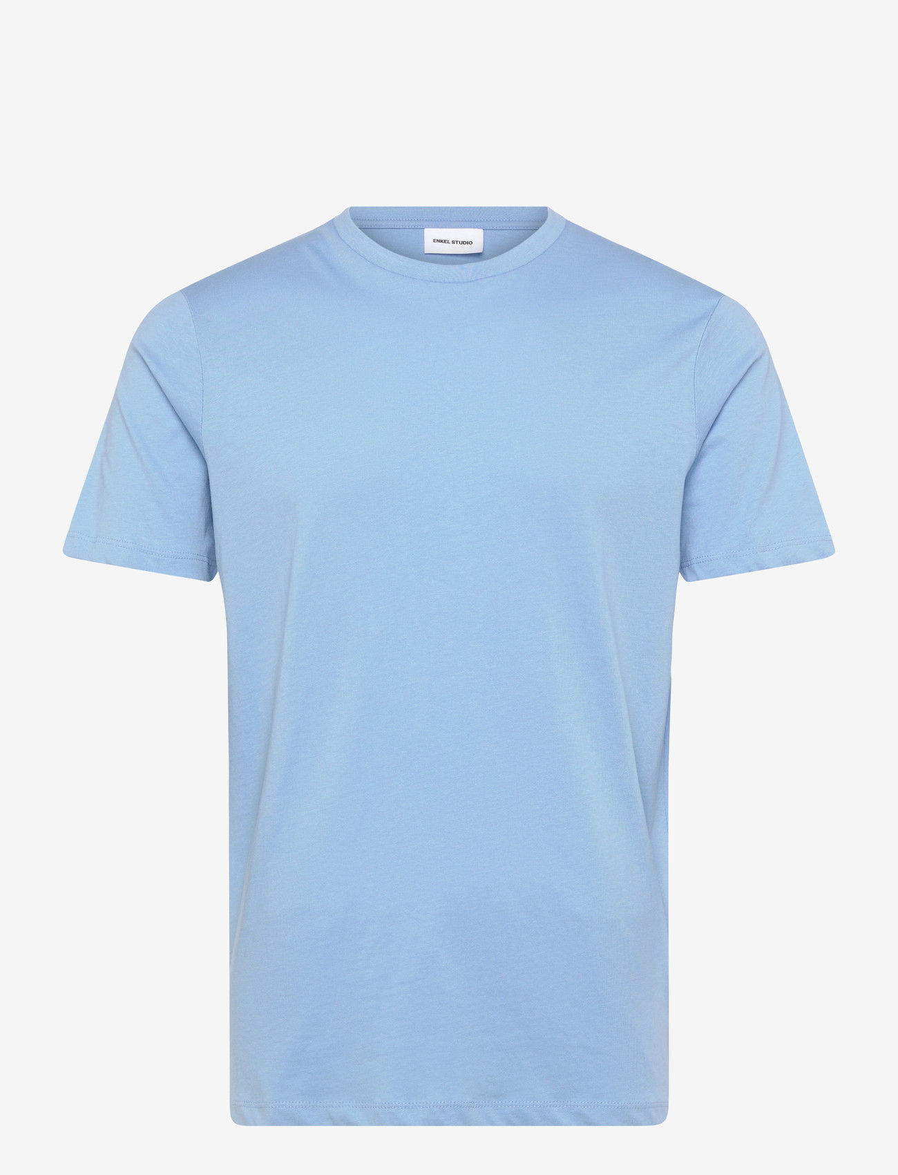 Enkel Studio - Basic o-neck tee S/S - laveste priser - lt blue - 1