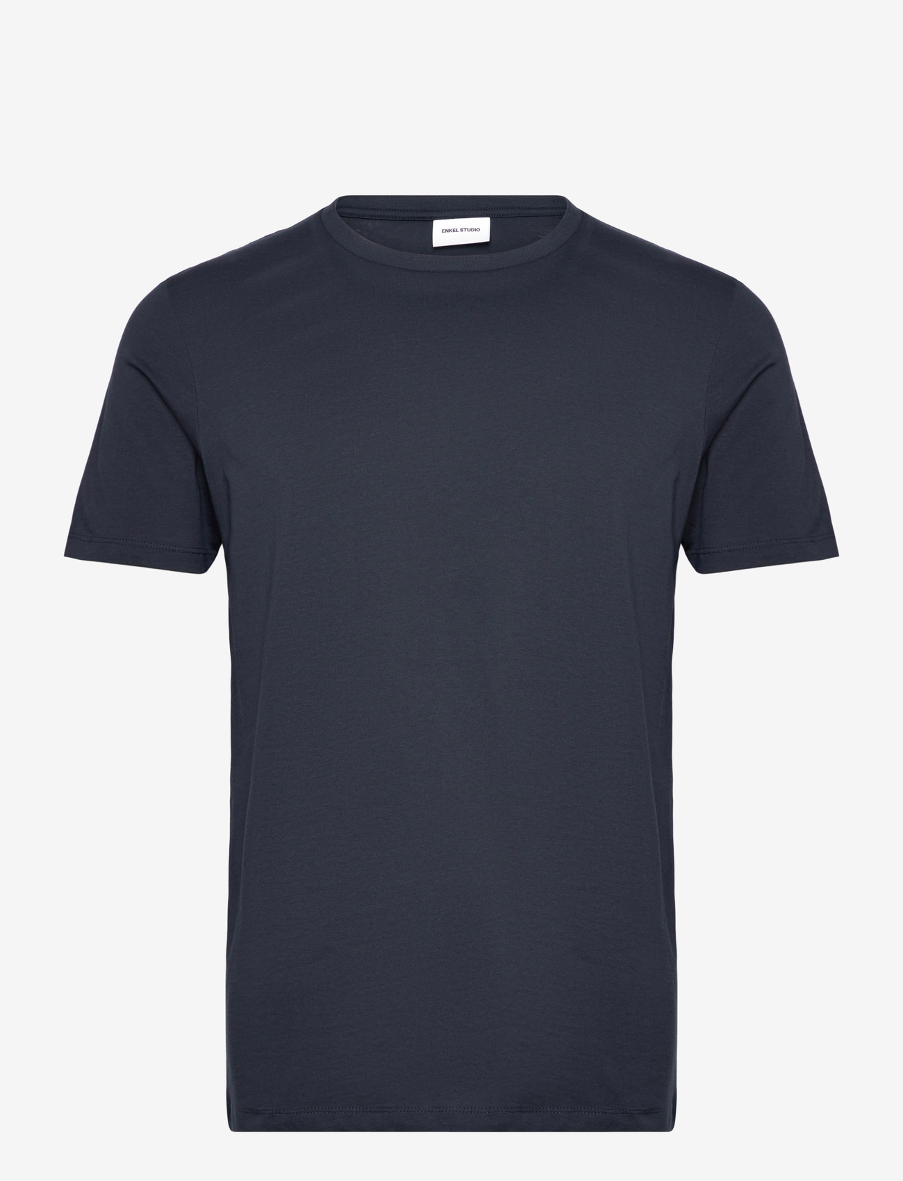 Enkel Studio - Basic o-neck tee S/S - laveste priser - navy - 1