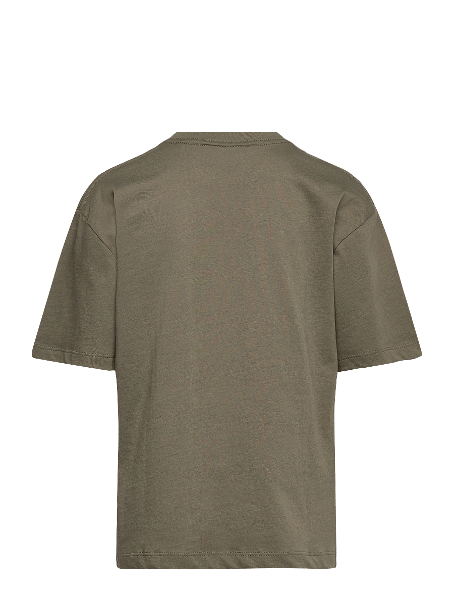 Enkel Studio - Basic o-neck tee S/S - kurzärmelige - army - 2