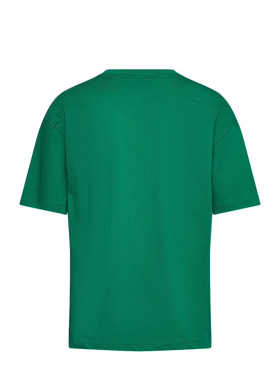 Enkel Studio - Basic o-neck tee S/S - short-sleeved t-shirts - bright green - 1