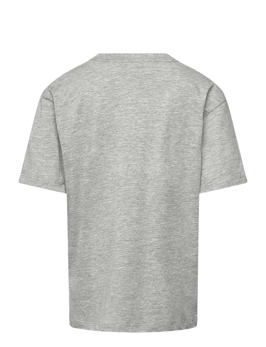 Enkel Studio - Basic o-neck tee S/S - short-sleeved t-shirts - grey mel - 1