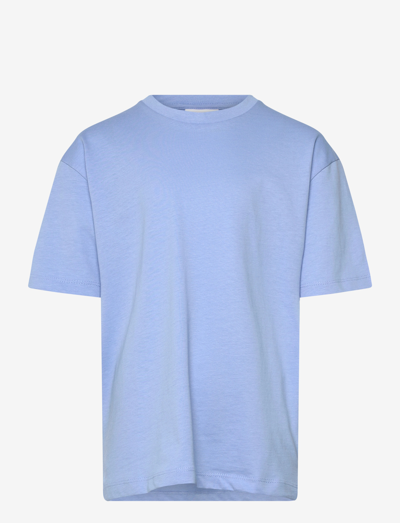 Enkel Studio - Basic o-neck tee S/S - kortærmede t-shirts - lt blue - 1
