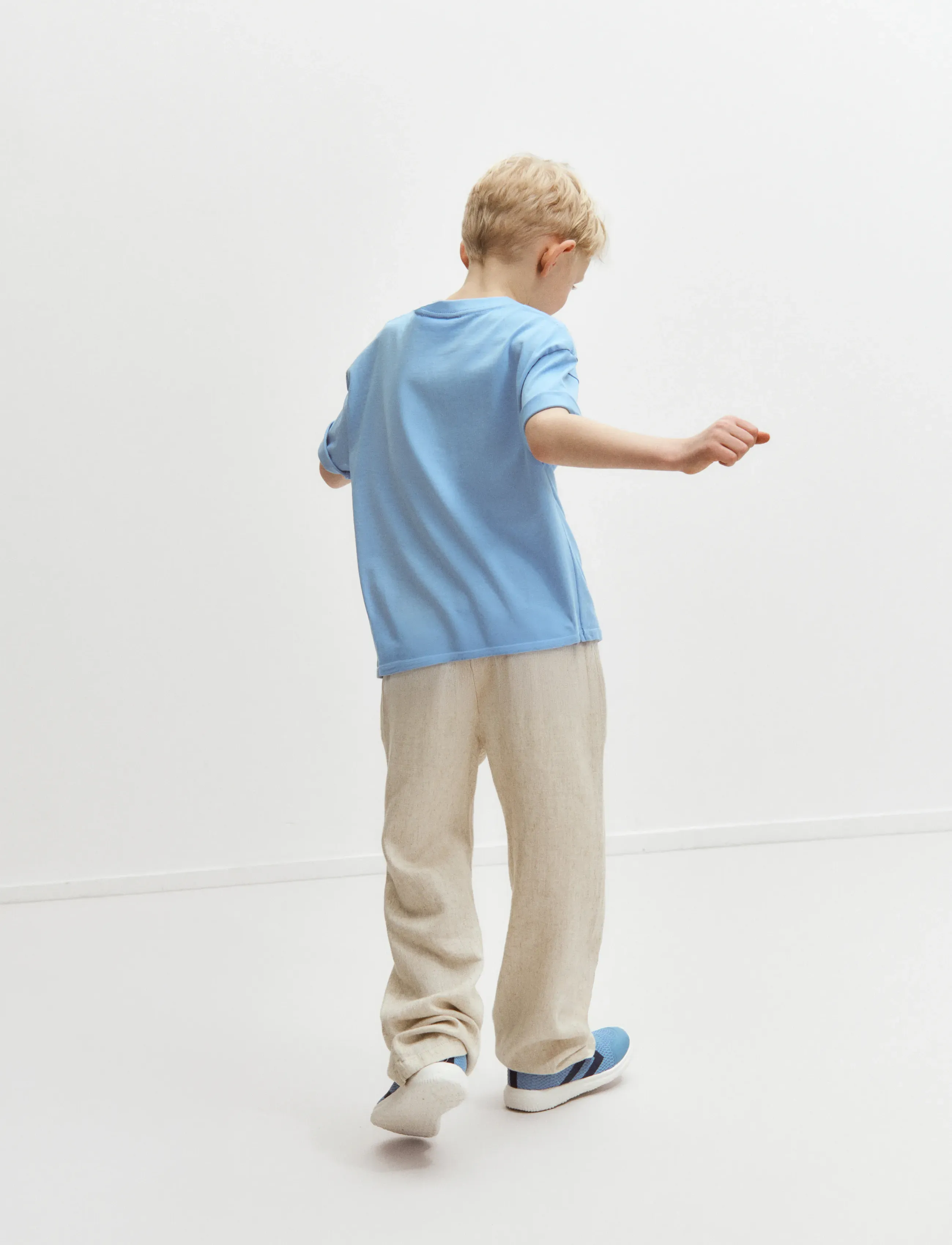 Enkel Studio - Basic o-neck tee S/S - lühikeste varrukatega t-särgid - lt blue - 3