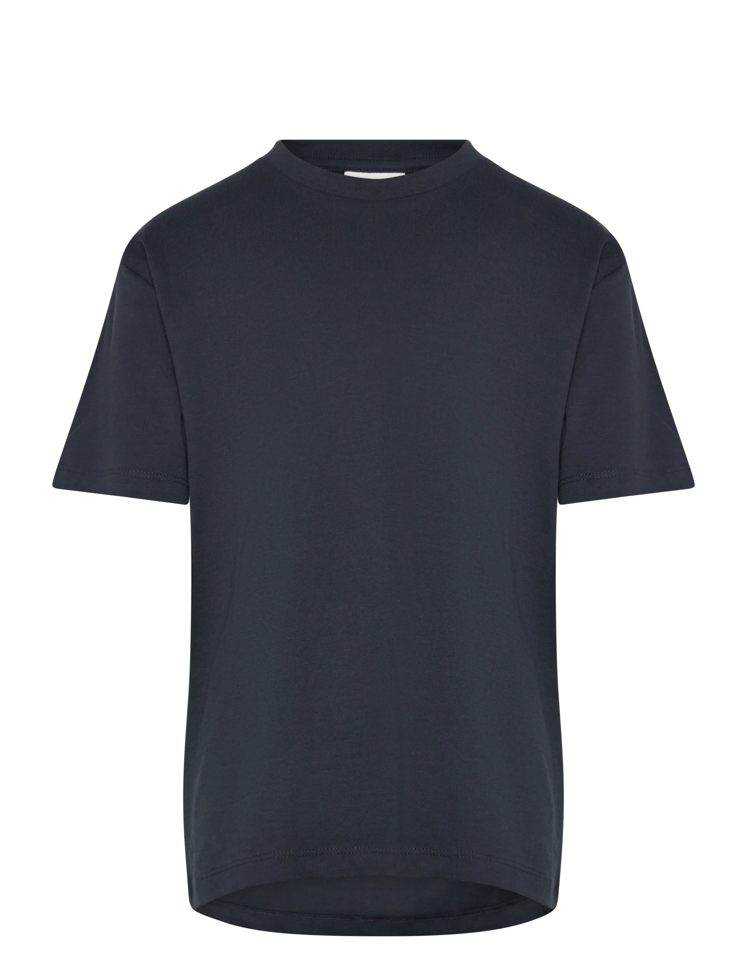 Enkel Studio Basic o-neck tee S/S - T-shirts - NAVY / grey