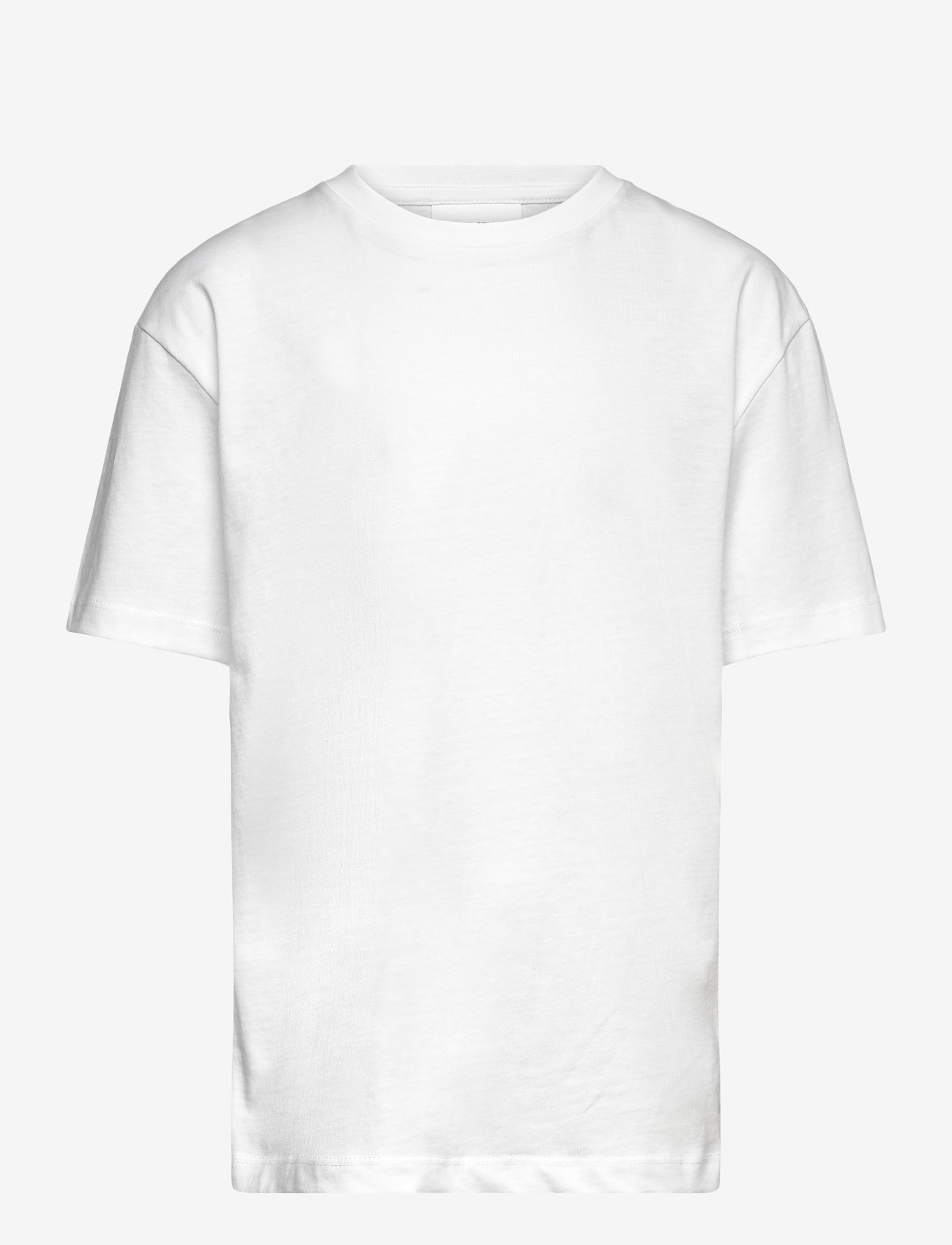 Enkel Studio - Basic o-neck tee S/S - kortærmede t-shirts - white - 0